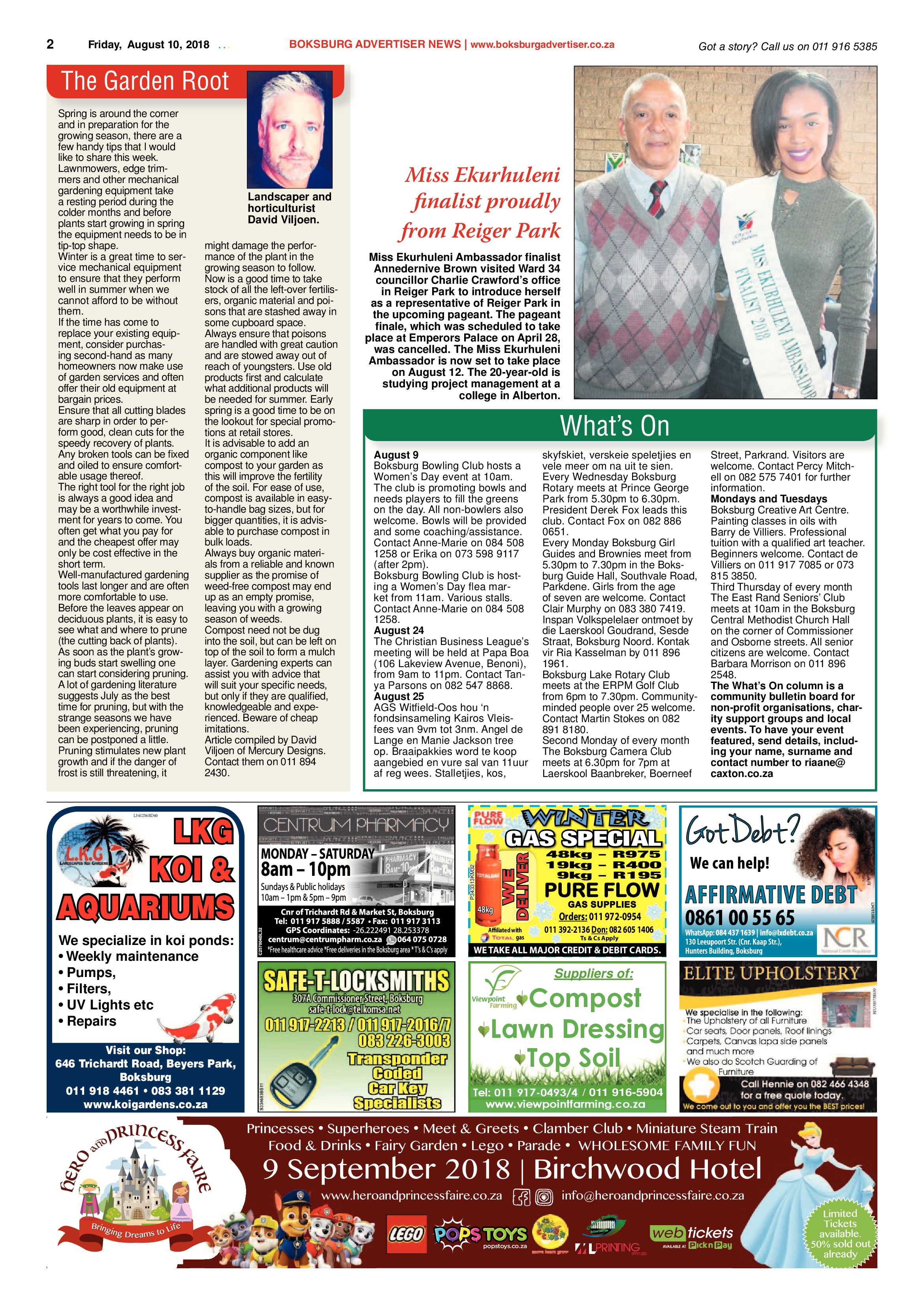 Boksburg Advertiser 07 August 2018 page 2