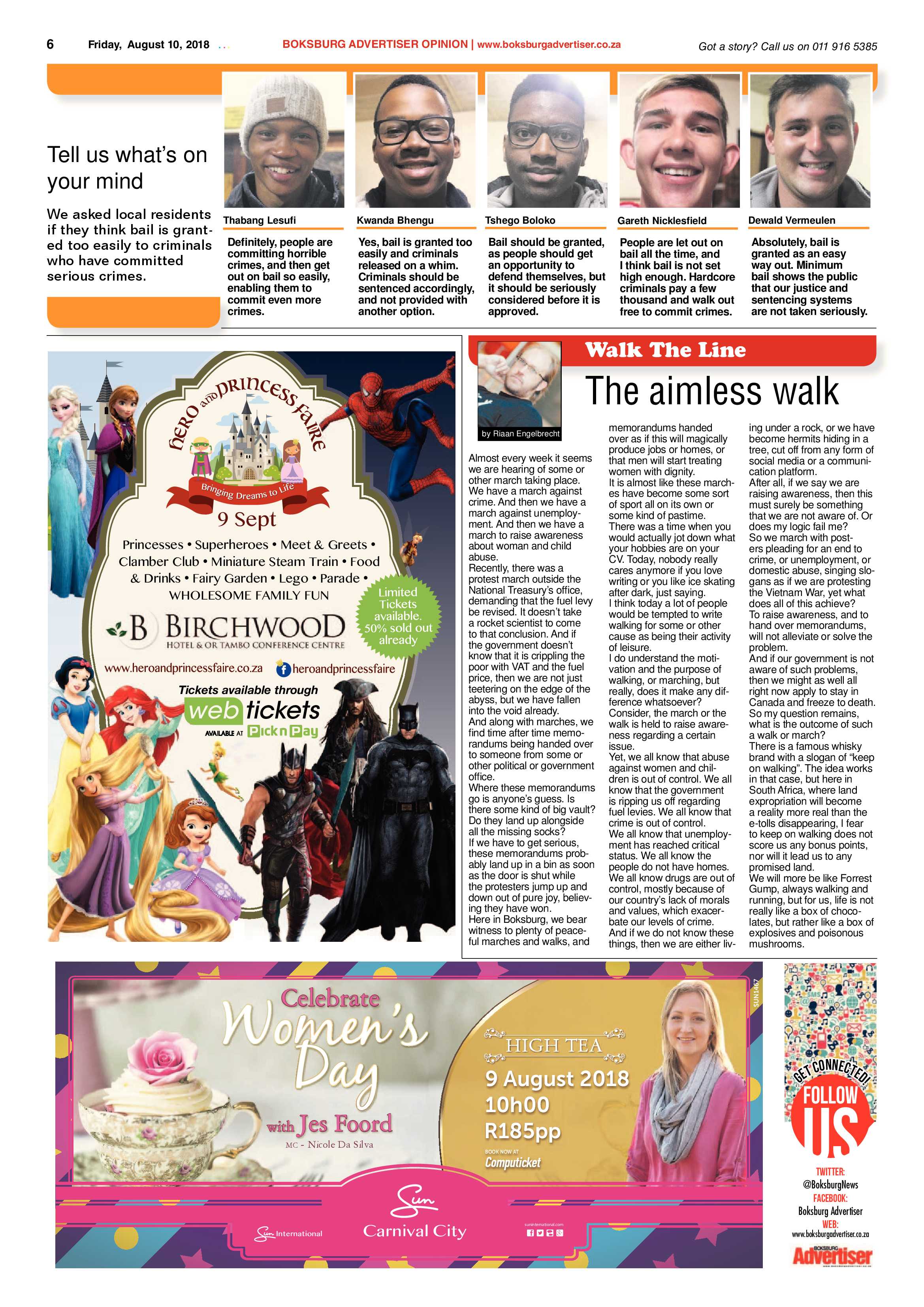Boksburg Advertiser 07 August 2018 page 6