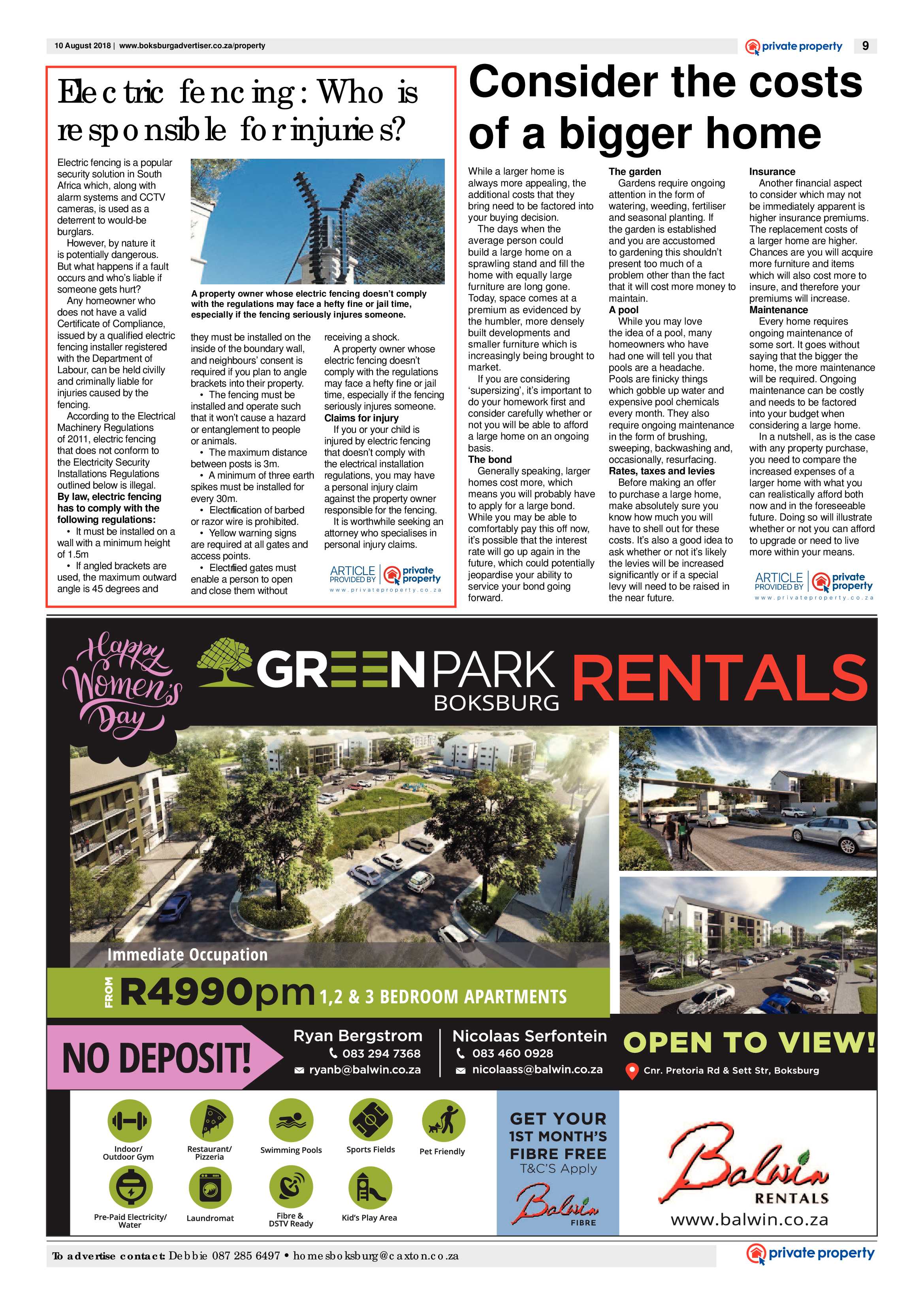 Boksburg Advertiser 07 August 2018 page 9