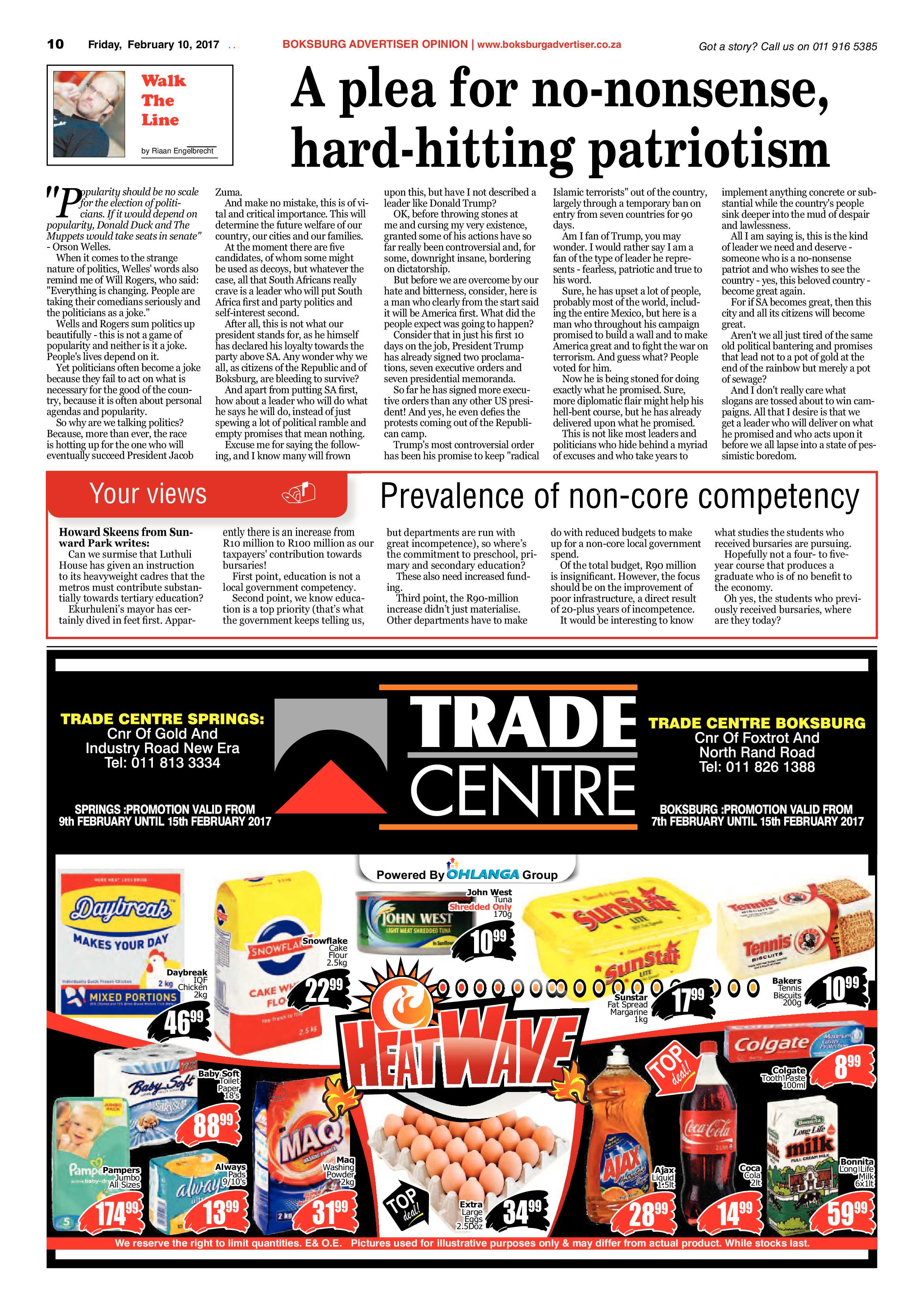 Boksburg Advertiser 07 February 2017 page 10