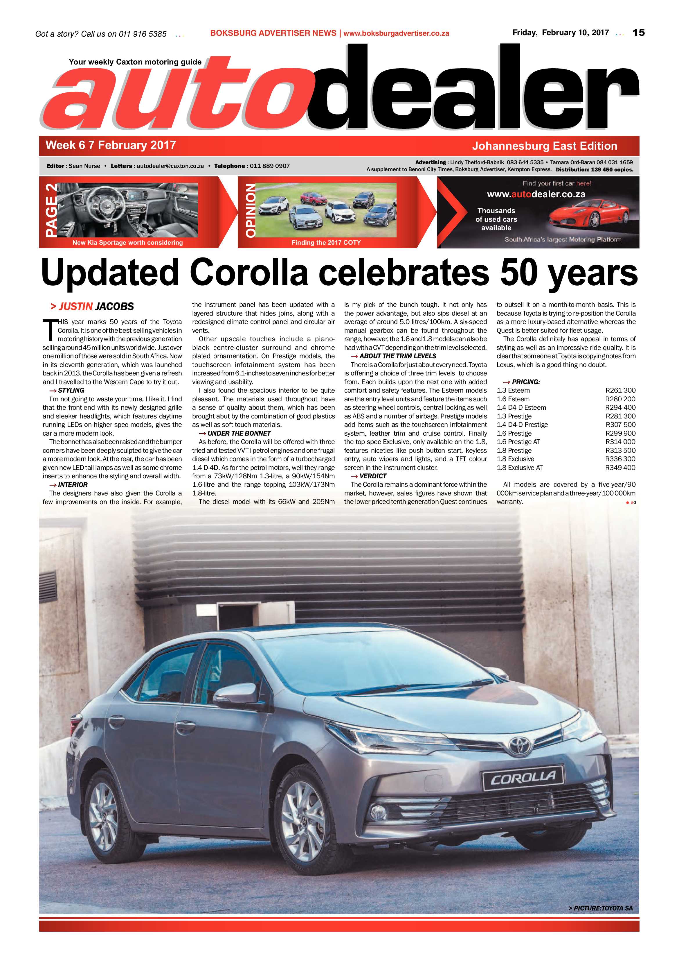 Boksburg Advertiser 07 February 2017 page 15