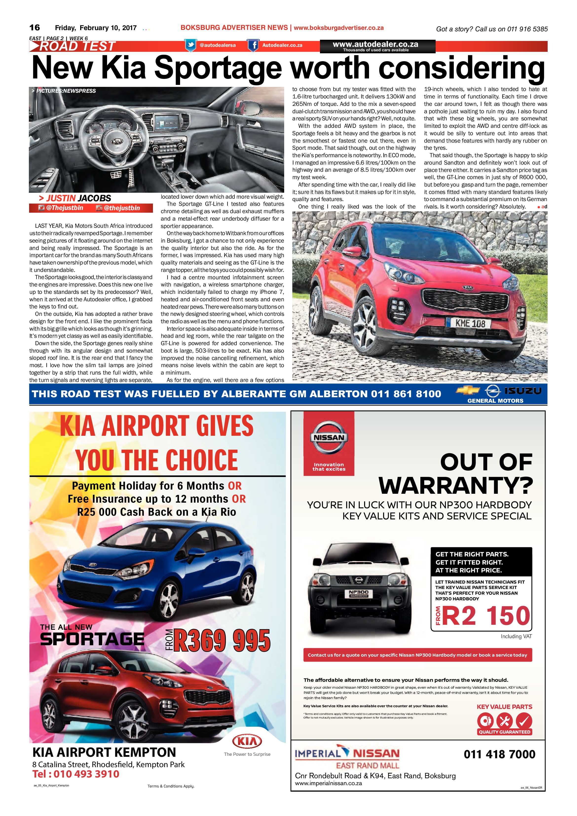 Boksburg Advertiser 07 February 2017 page 16