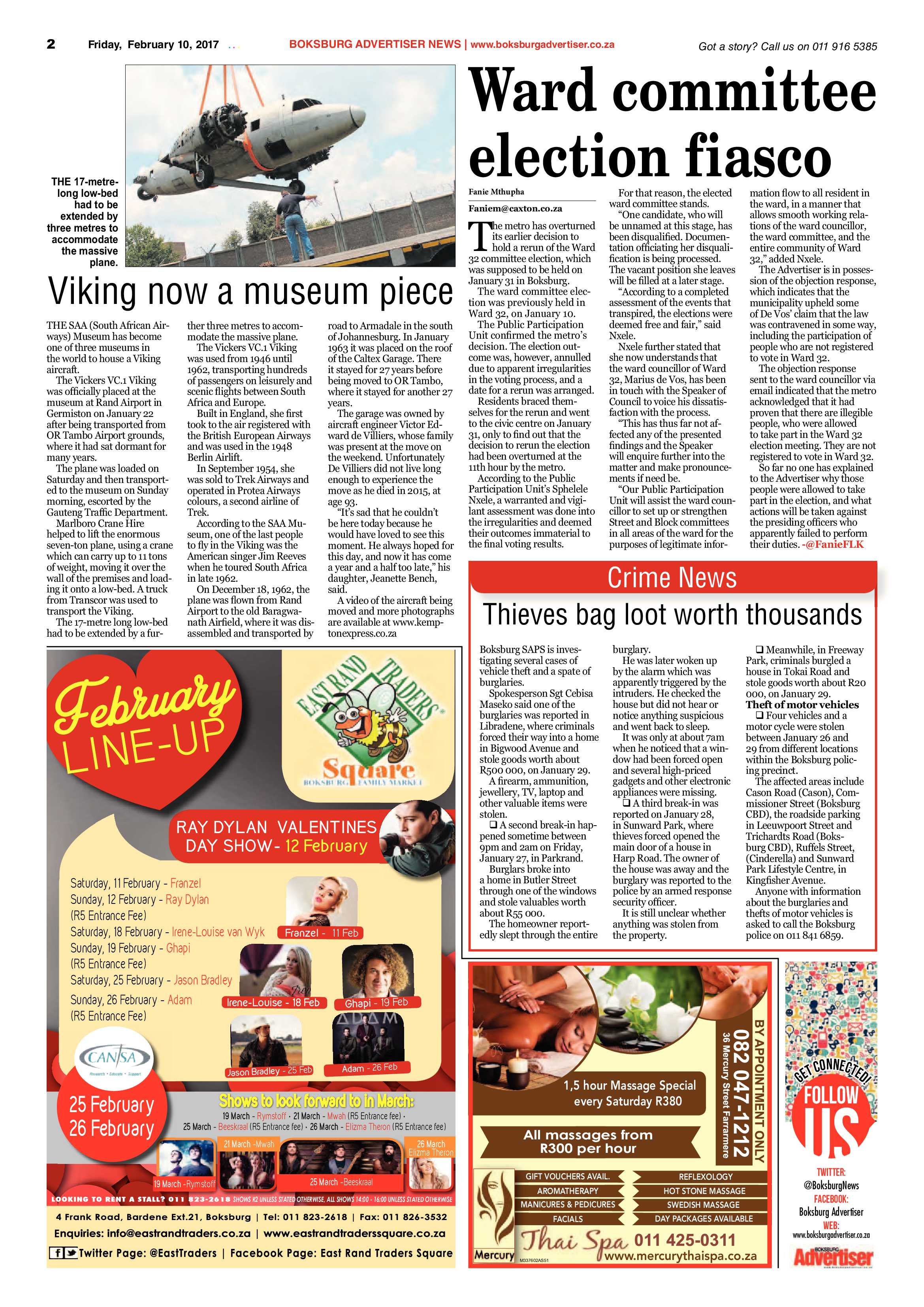 Boksburg Advertiser 07 February 2017 page 2