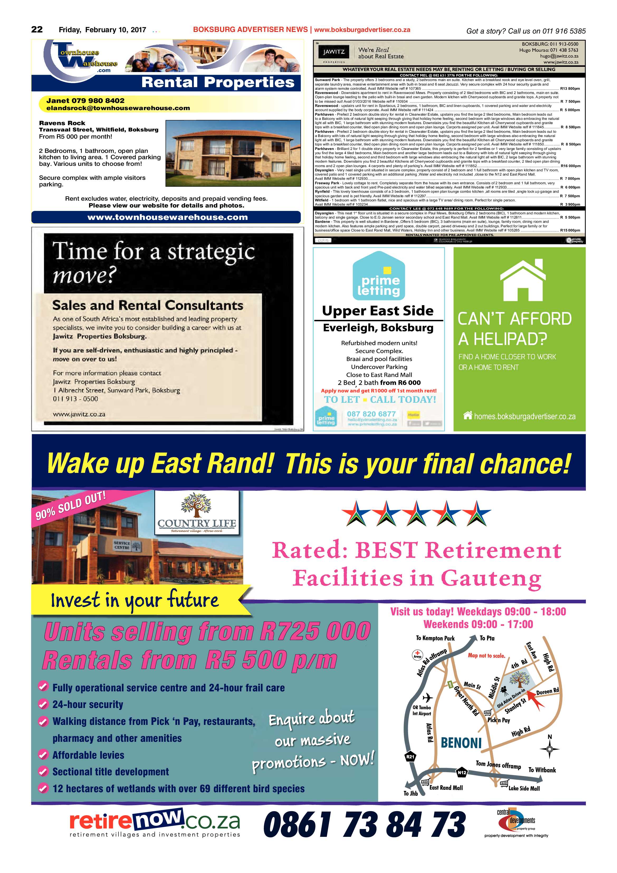 Boksburg Advertiser 07 February 2017 page 22