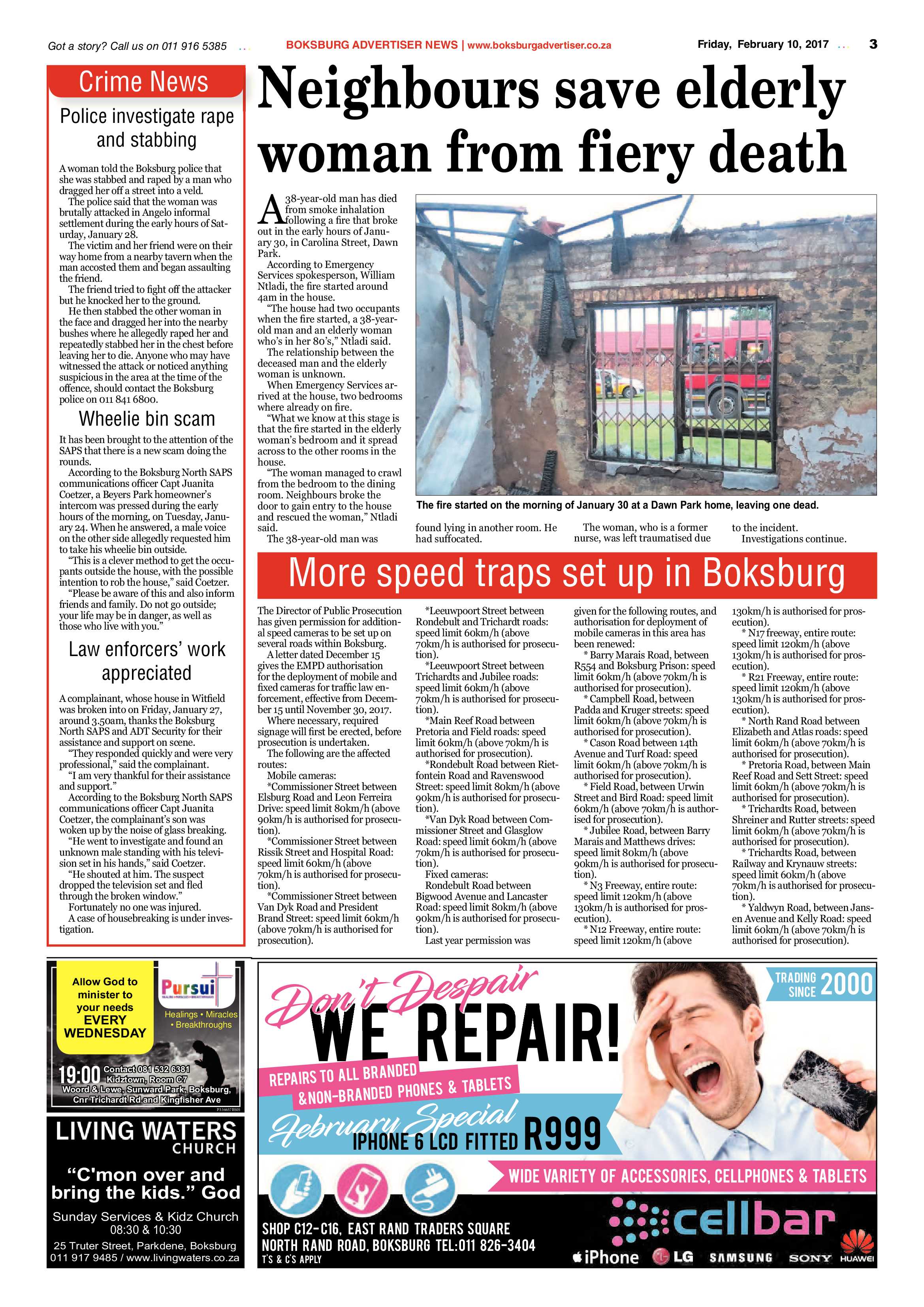 Boksburg Advertiser 07 February 2017 page 3