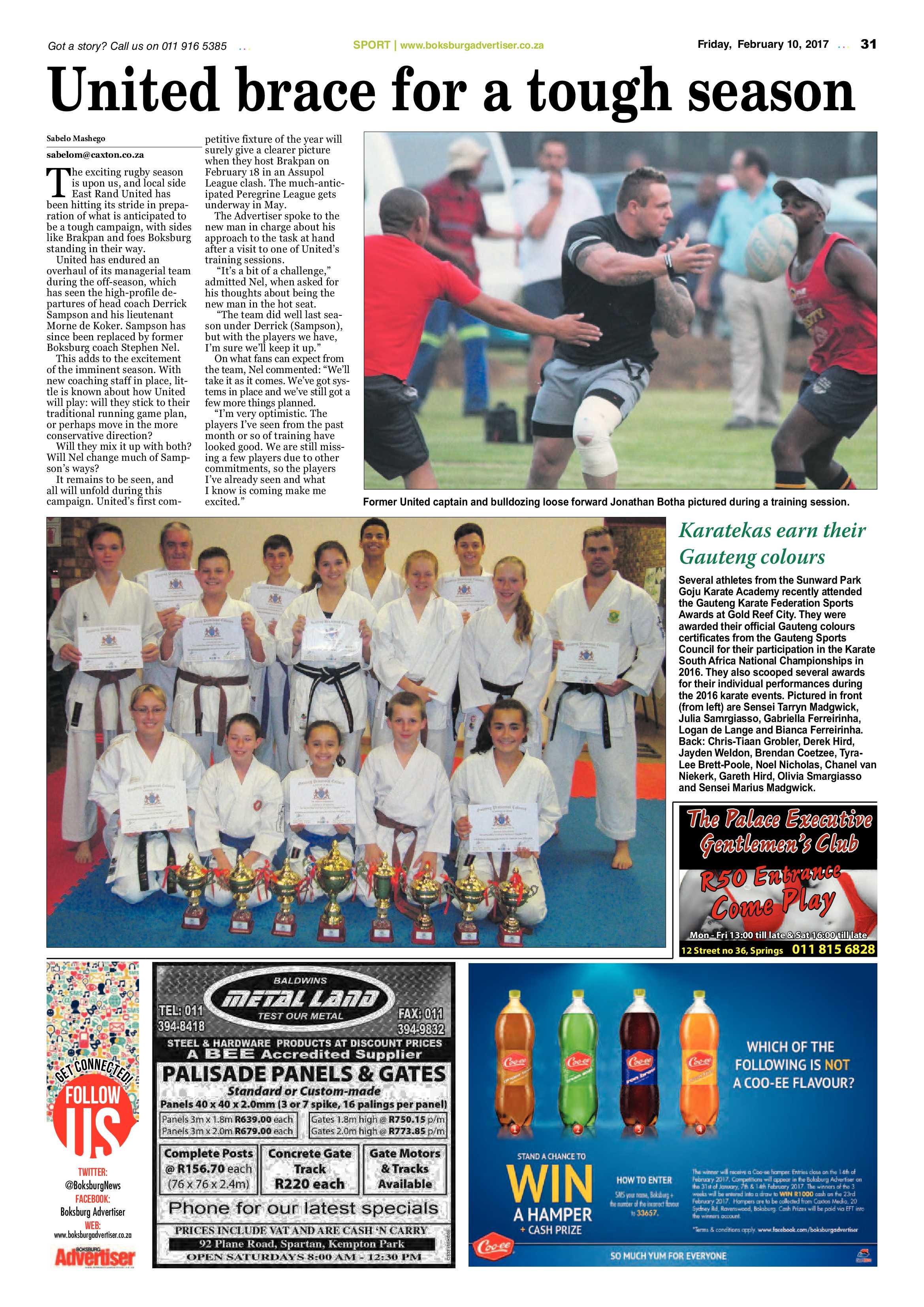 Boksburg Advertiser 07 February 2017 page 31