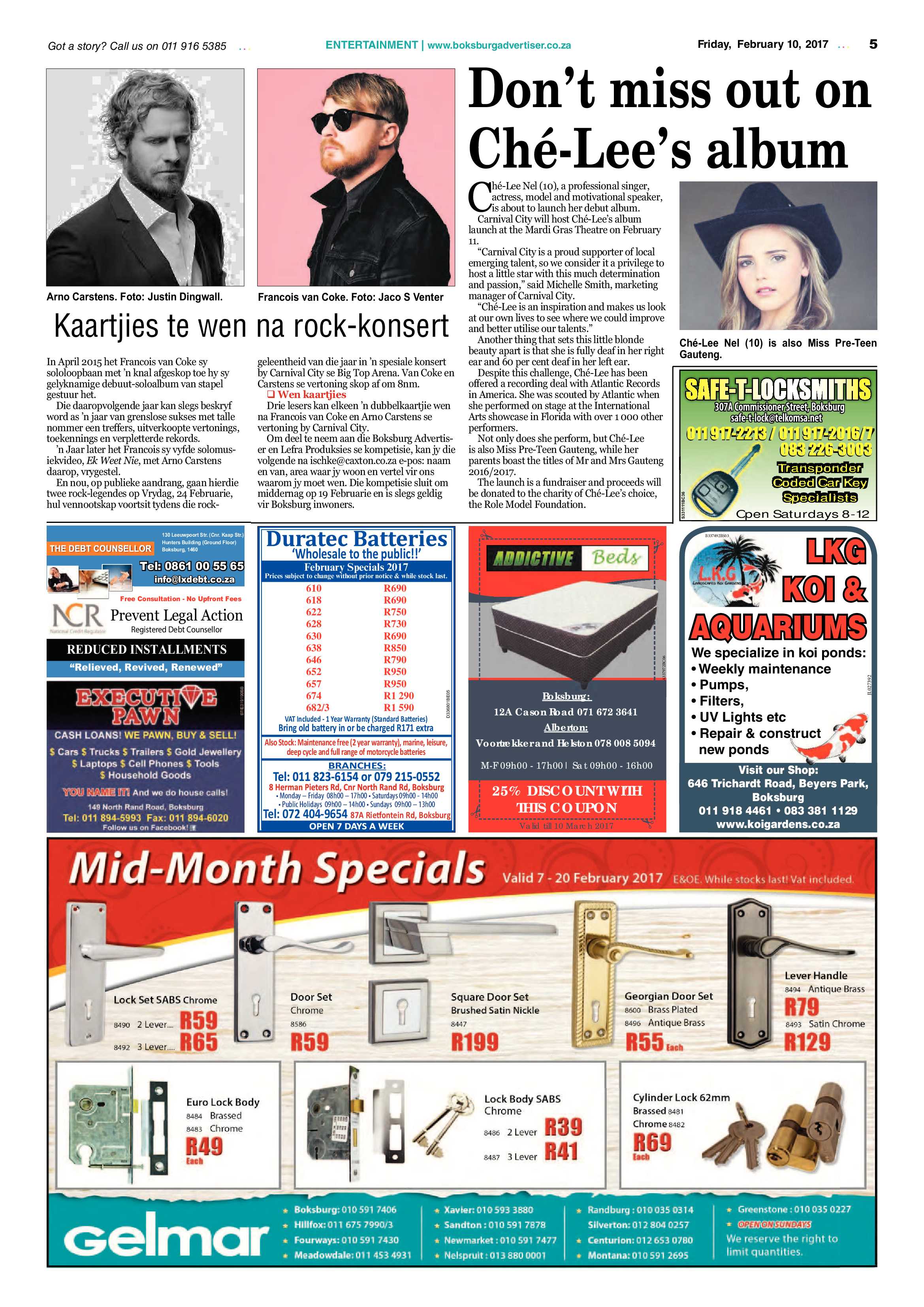 Boksburg Advertiser 07 February 2017 page 5