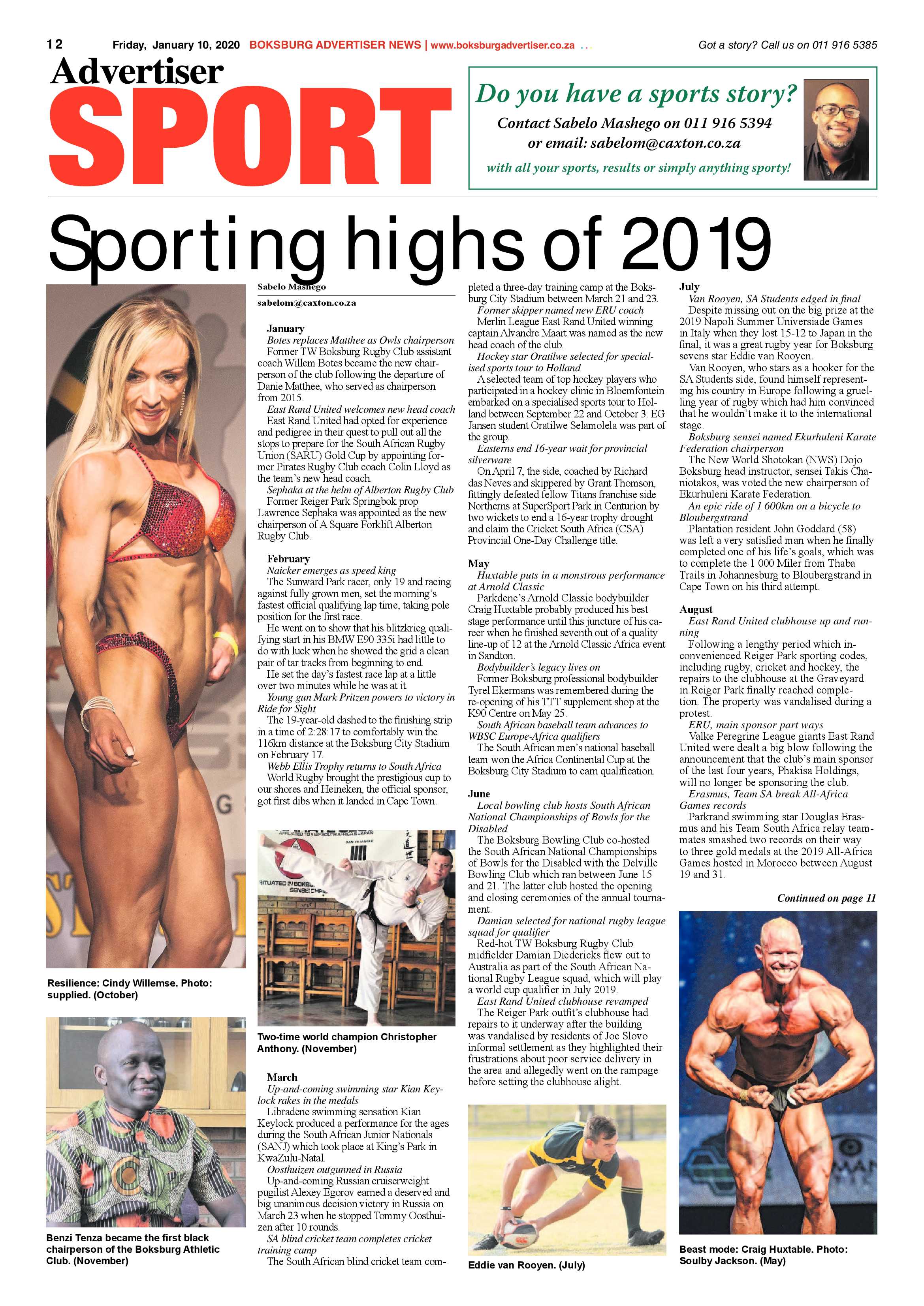 Boksburg Advertiser 07 January 2020 page 12