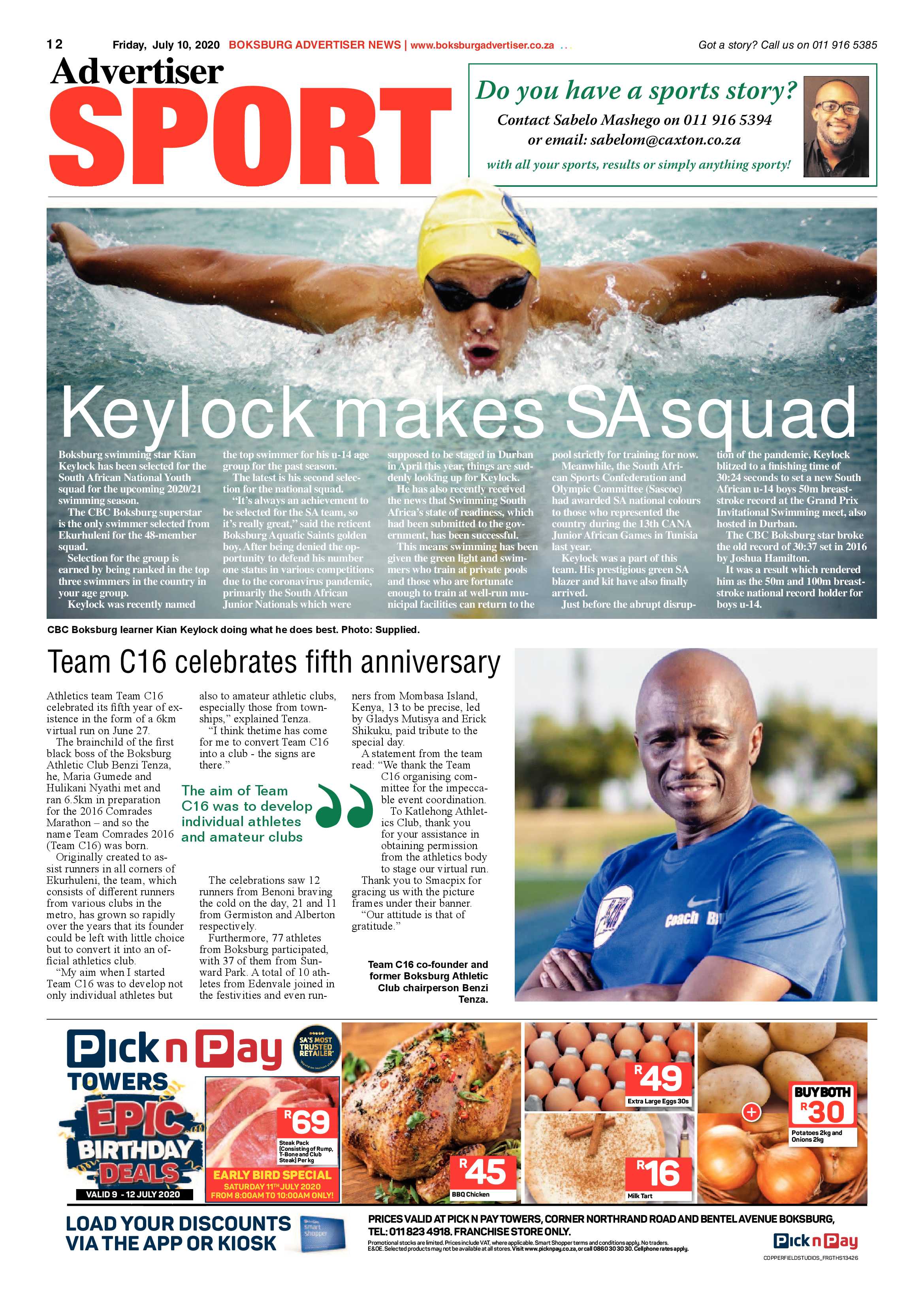 Boksburg Advertiser 07 July 2020 page 12