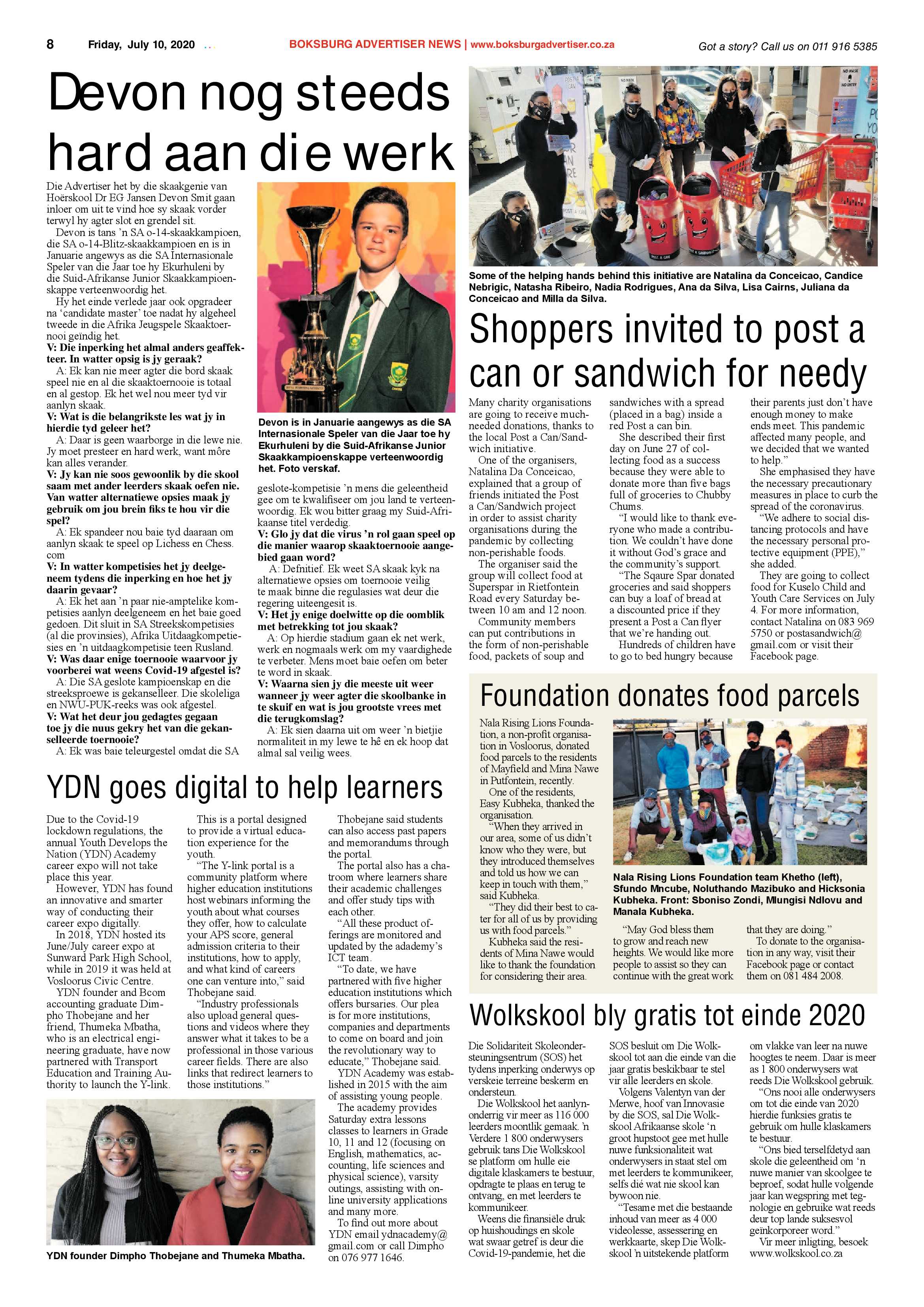 Boksburg Advertiser 07 July 2020 page 8