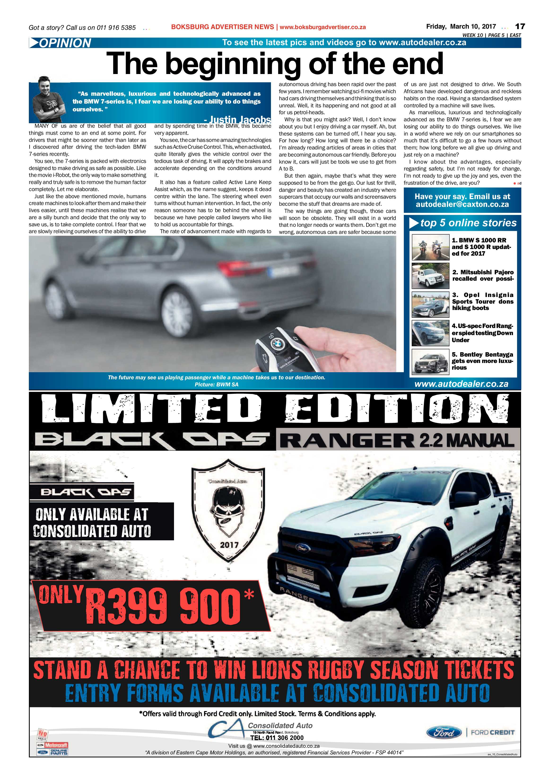Boksburg Advertiser 07 March 2017 page 17