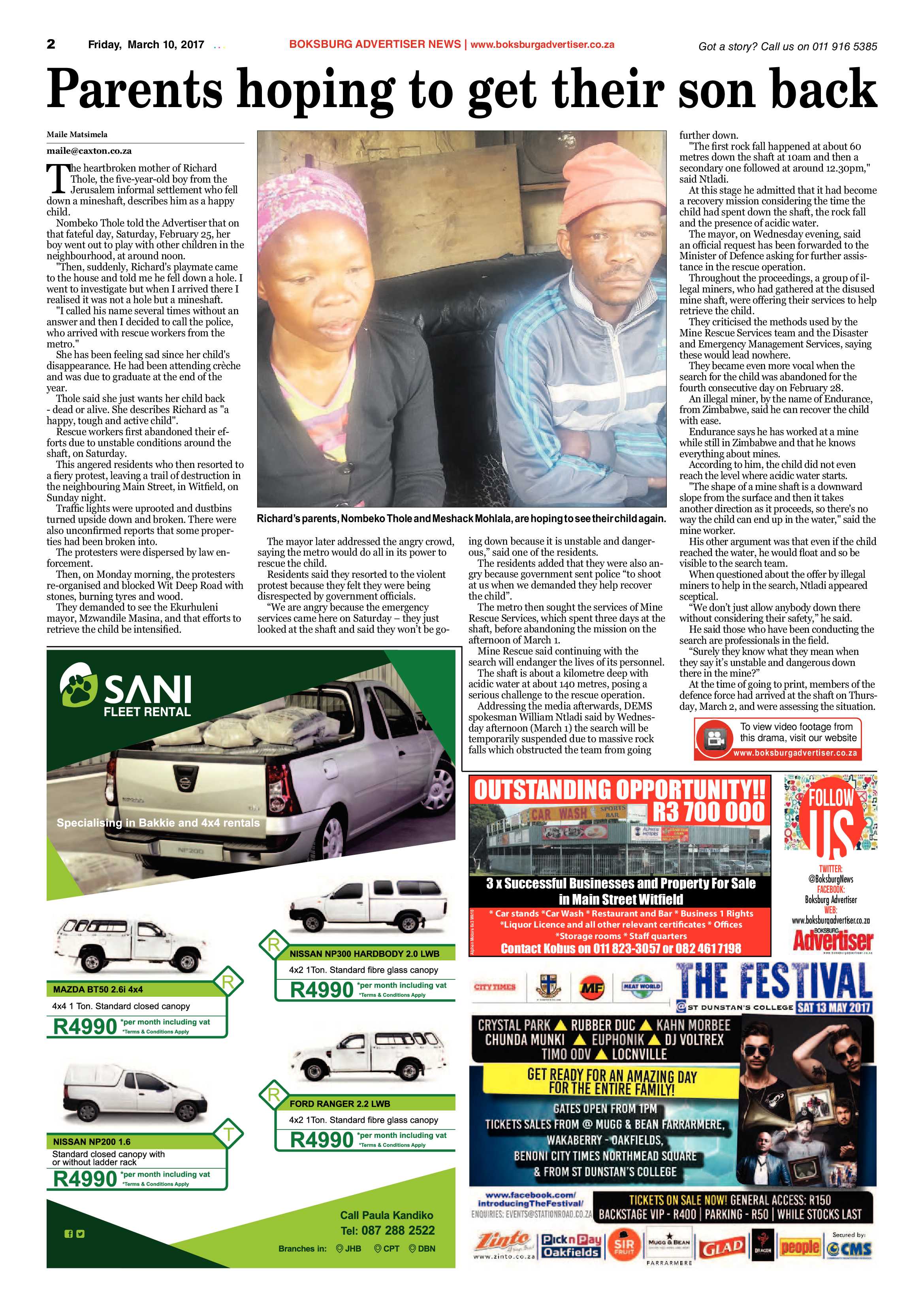 Boksburg Advertiser 07 March 2017 page 2