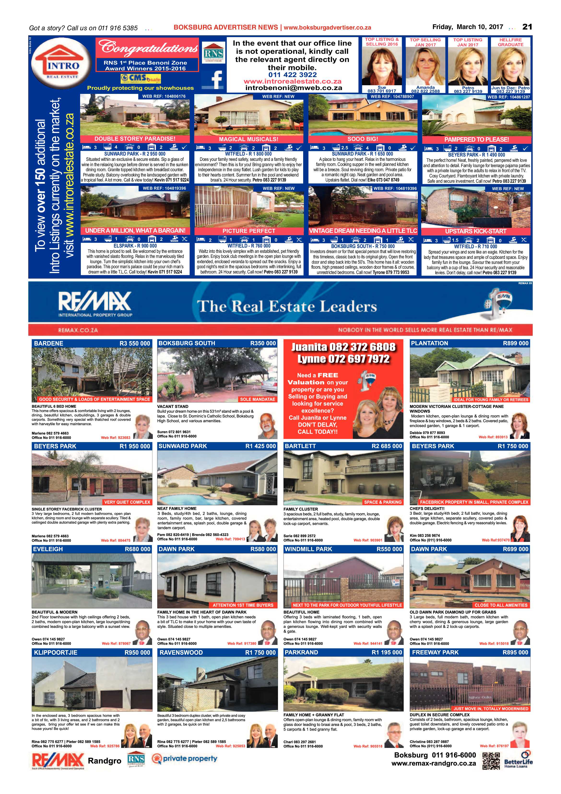 Boksburg Advertiser 07 March 2017 page 21