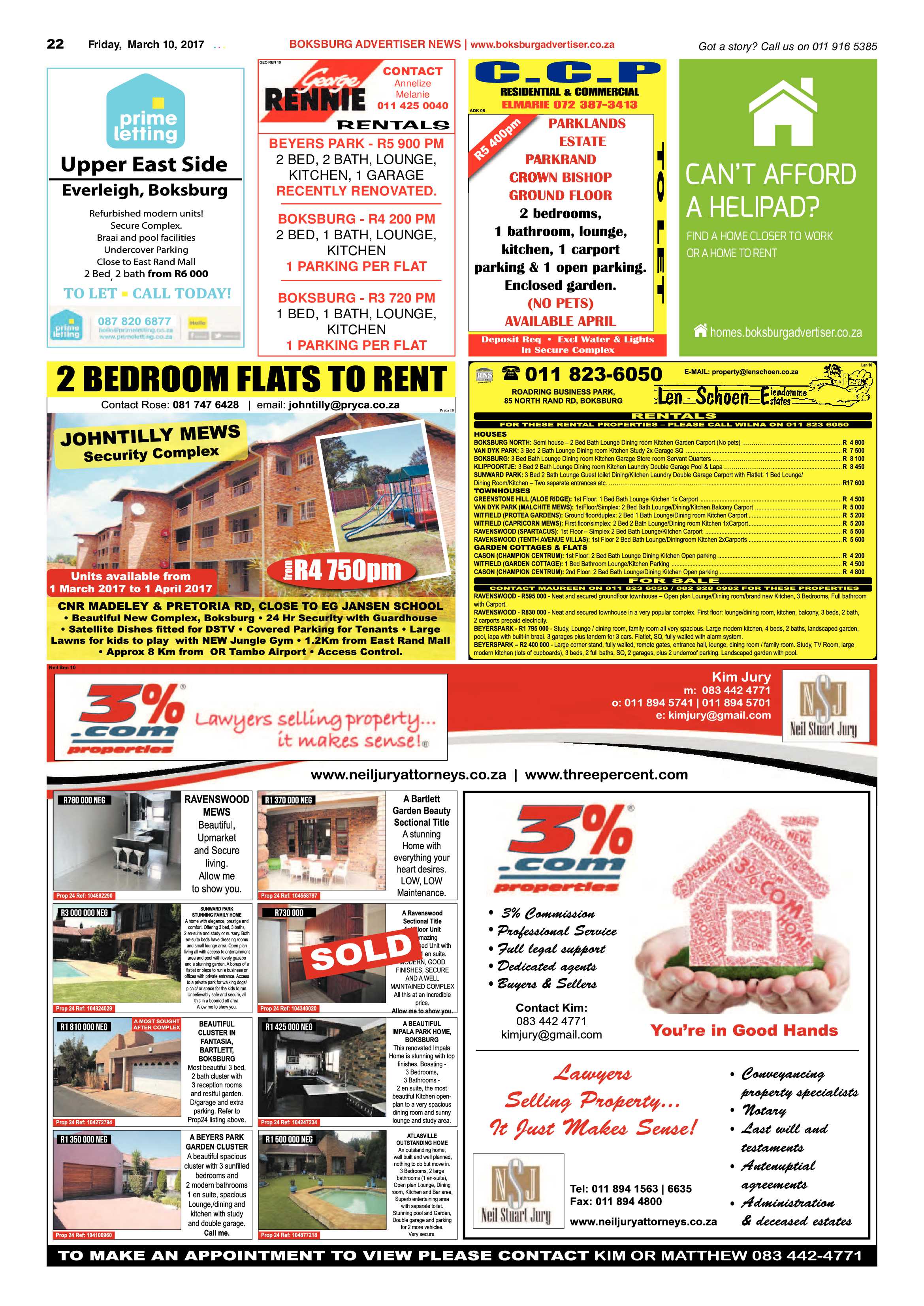 Boksburg Advertiser 07 March 2017 page 22