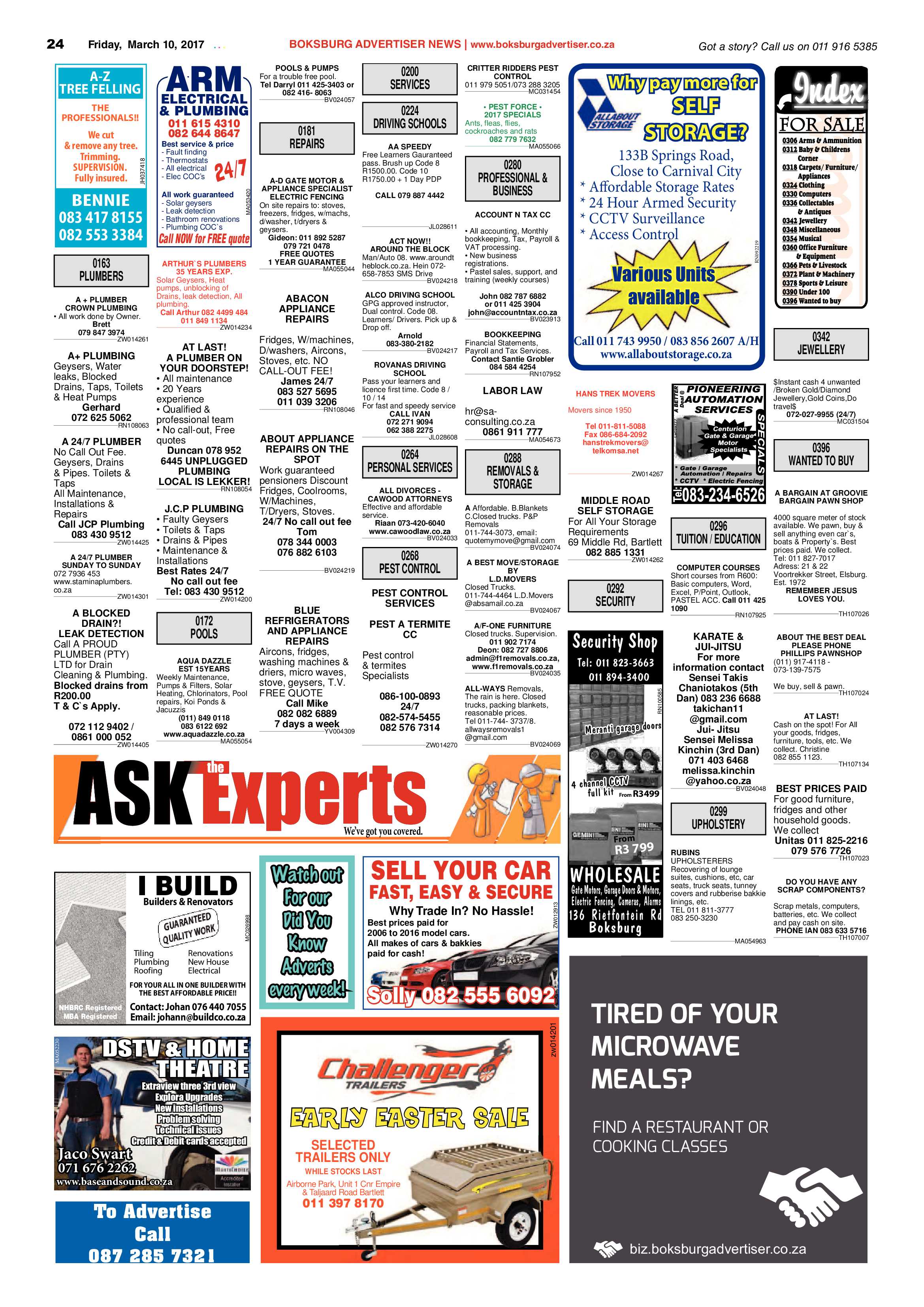 Boksburg Advertiser 07 March 2017 page 24