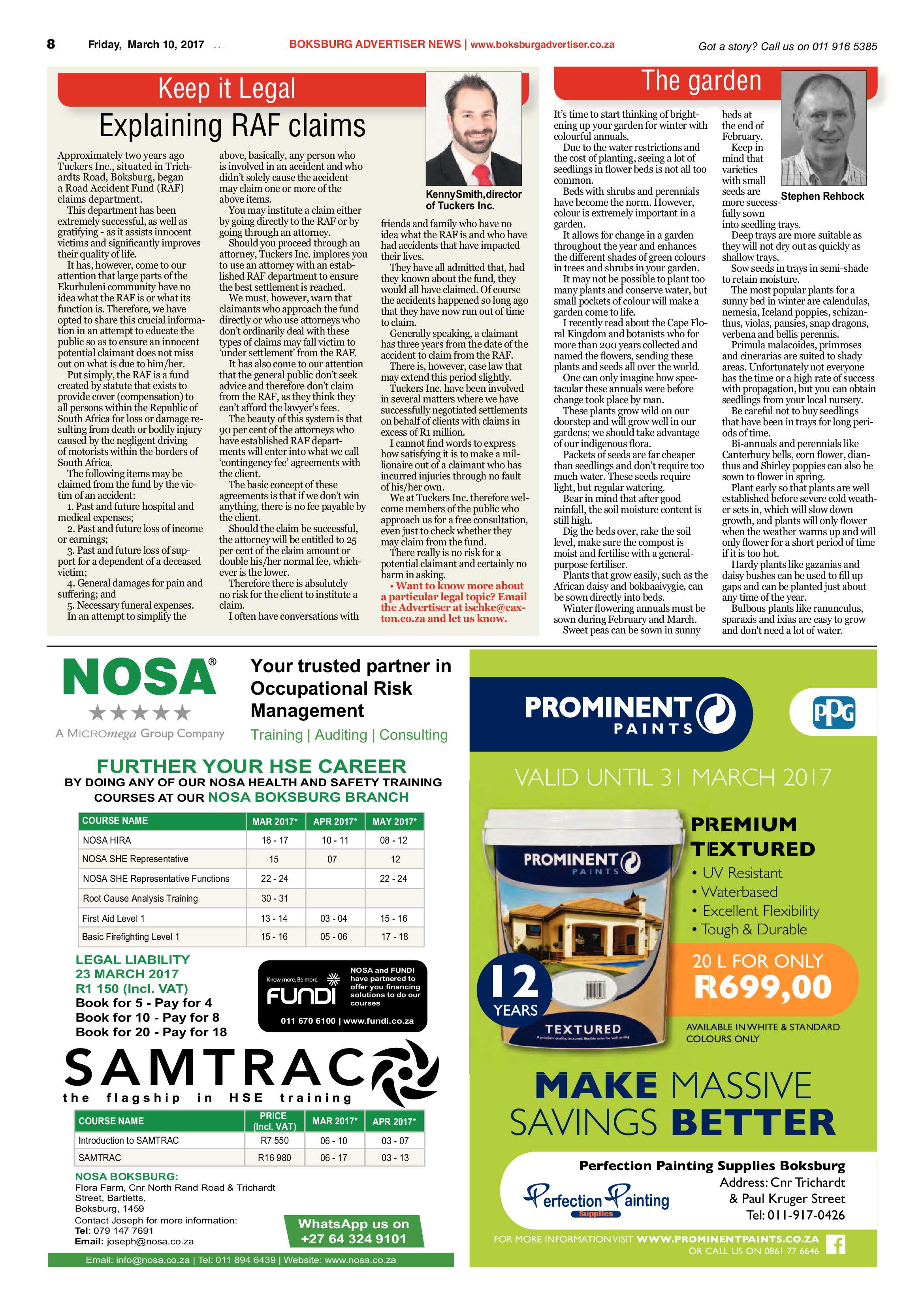 Boksburg Advertiser 07 March 2017 page 8