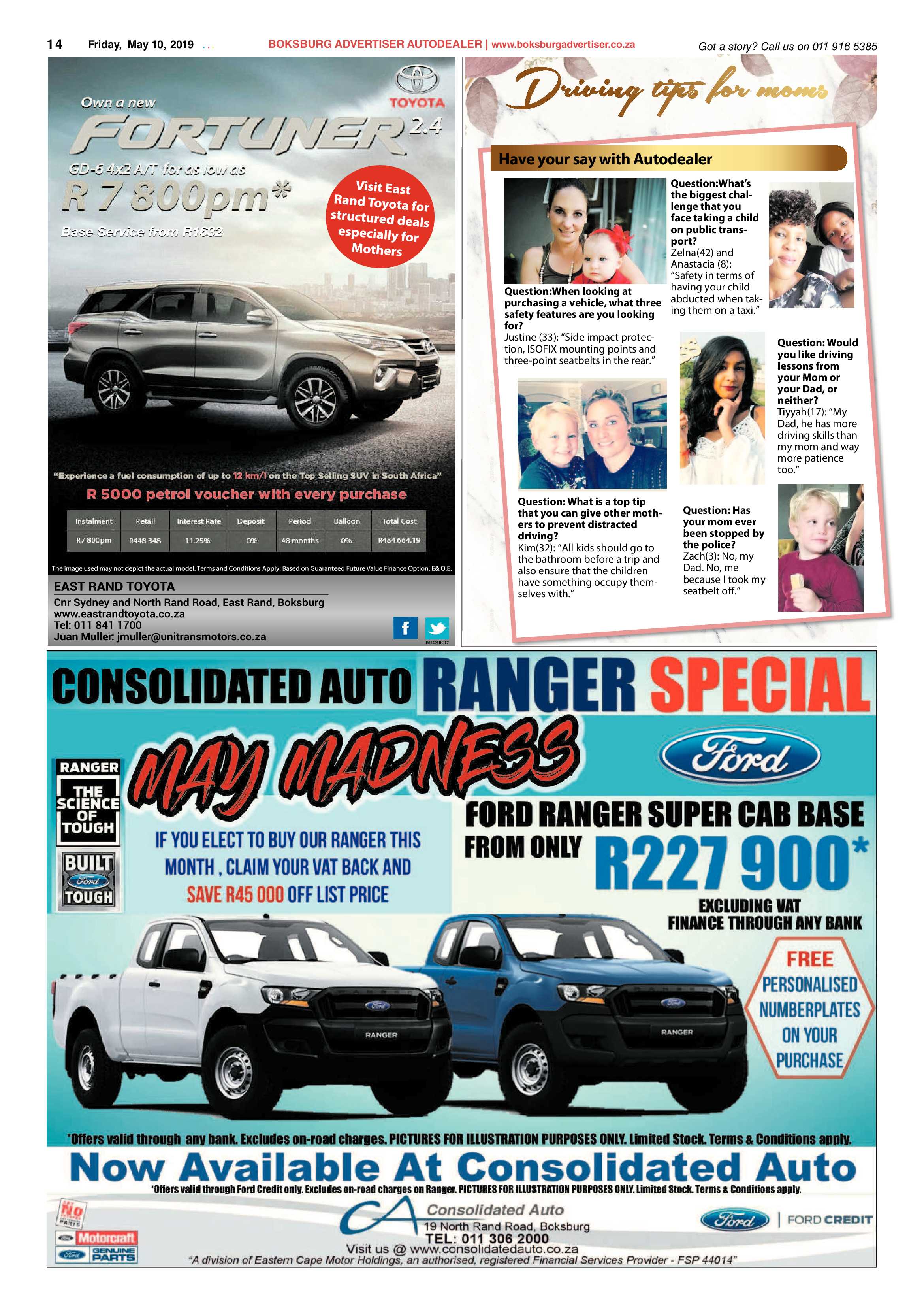 Boksburg Advertiser 07 May 2019 page 14