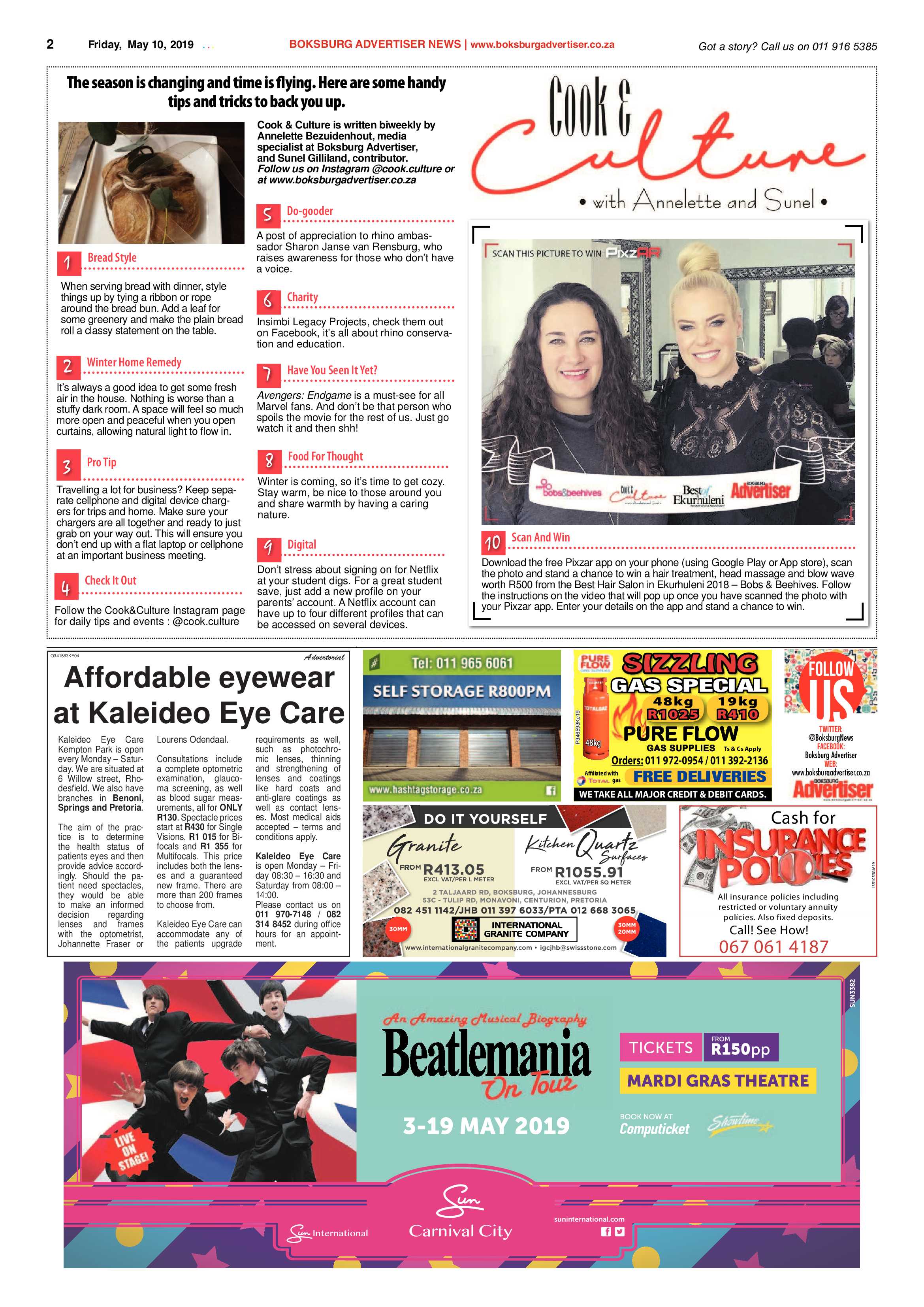 Boksburg Advertiser 07 May 2019 page 2