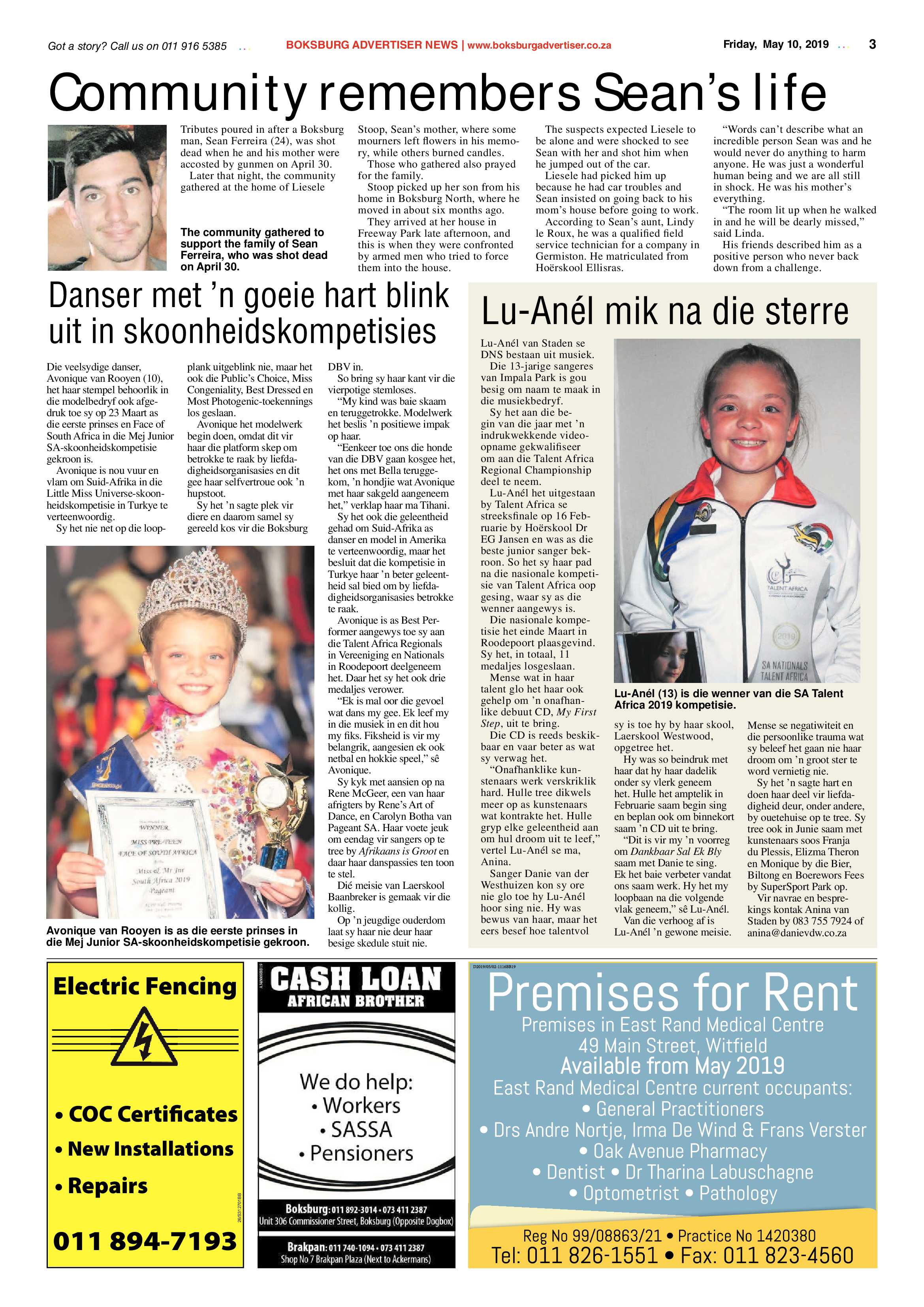 Boksburg Advertiser 07 May 2019 page 3