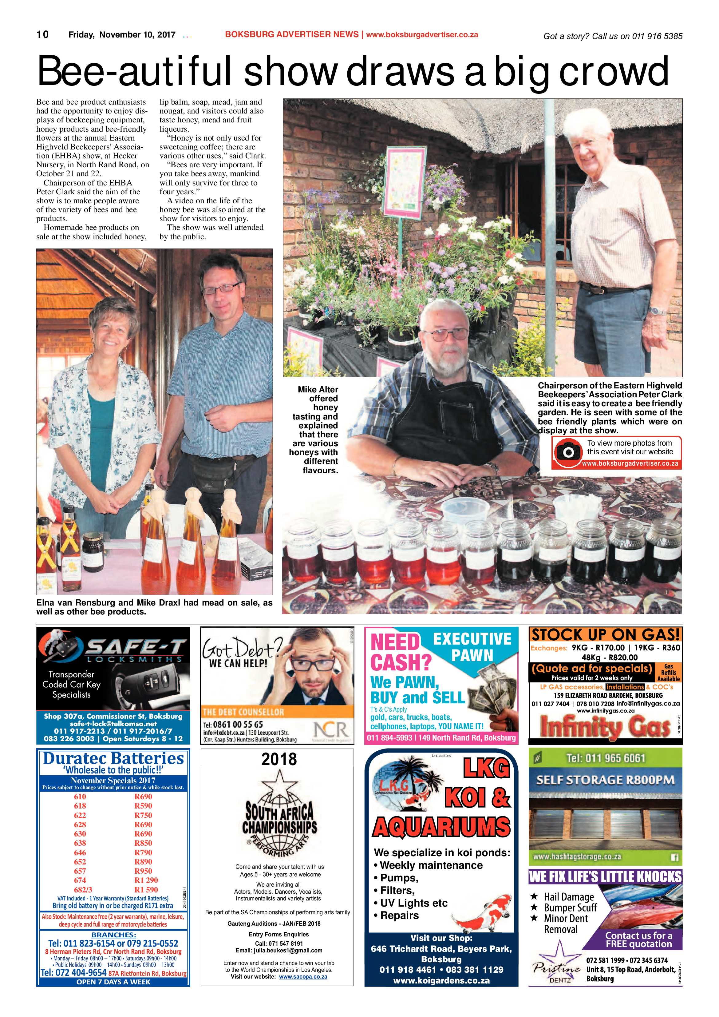 Boksburg Advertiser 07 November 2017 page 10
