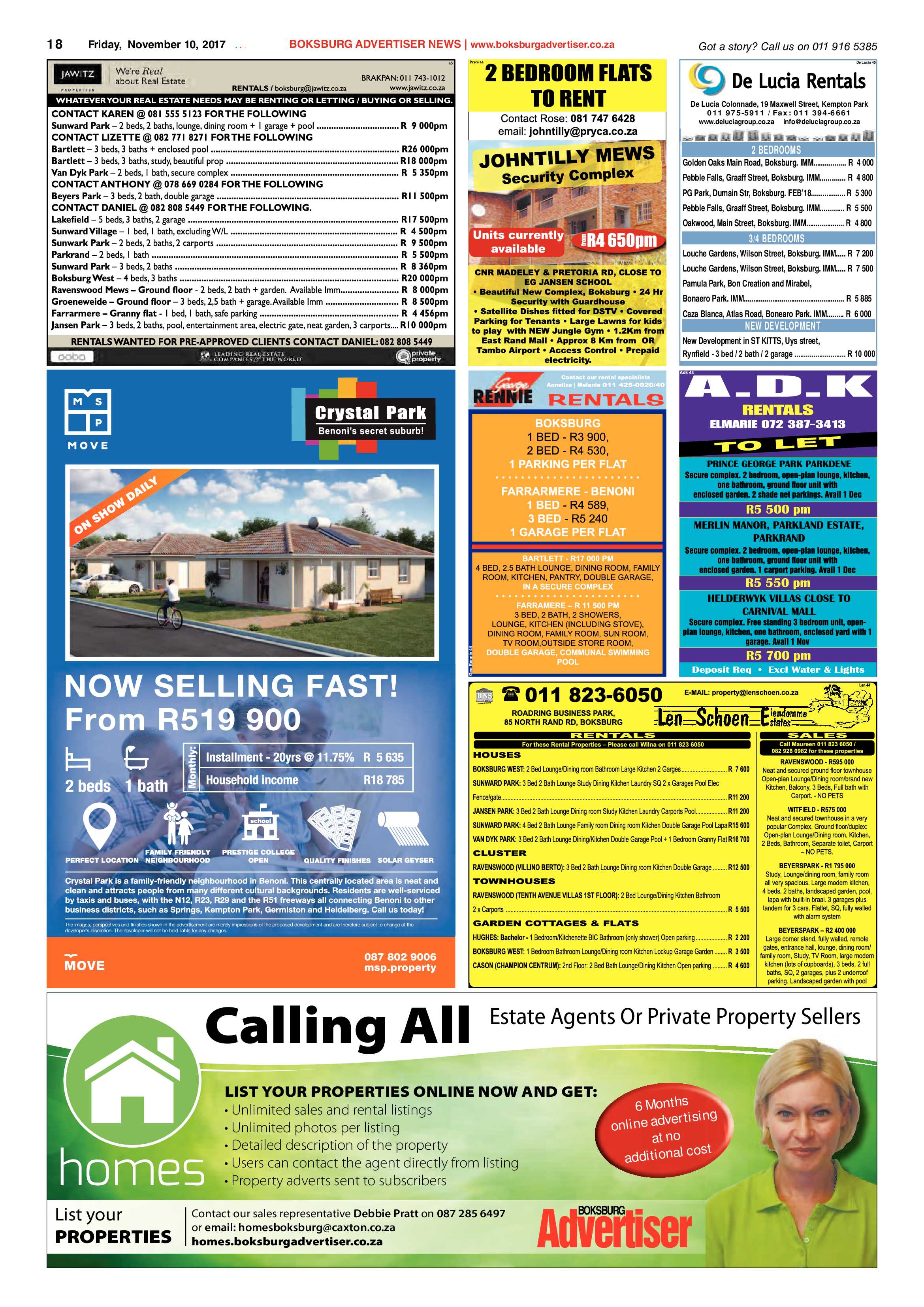 Boksburg Advertiser 07 November 2017 page 18