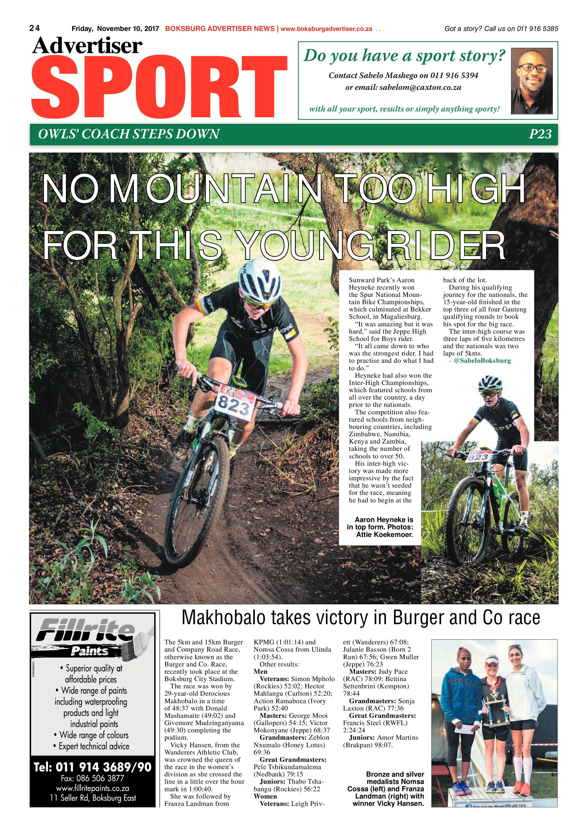 Boksburg Advertiser 07 November 2017 page 24