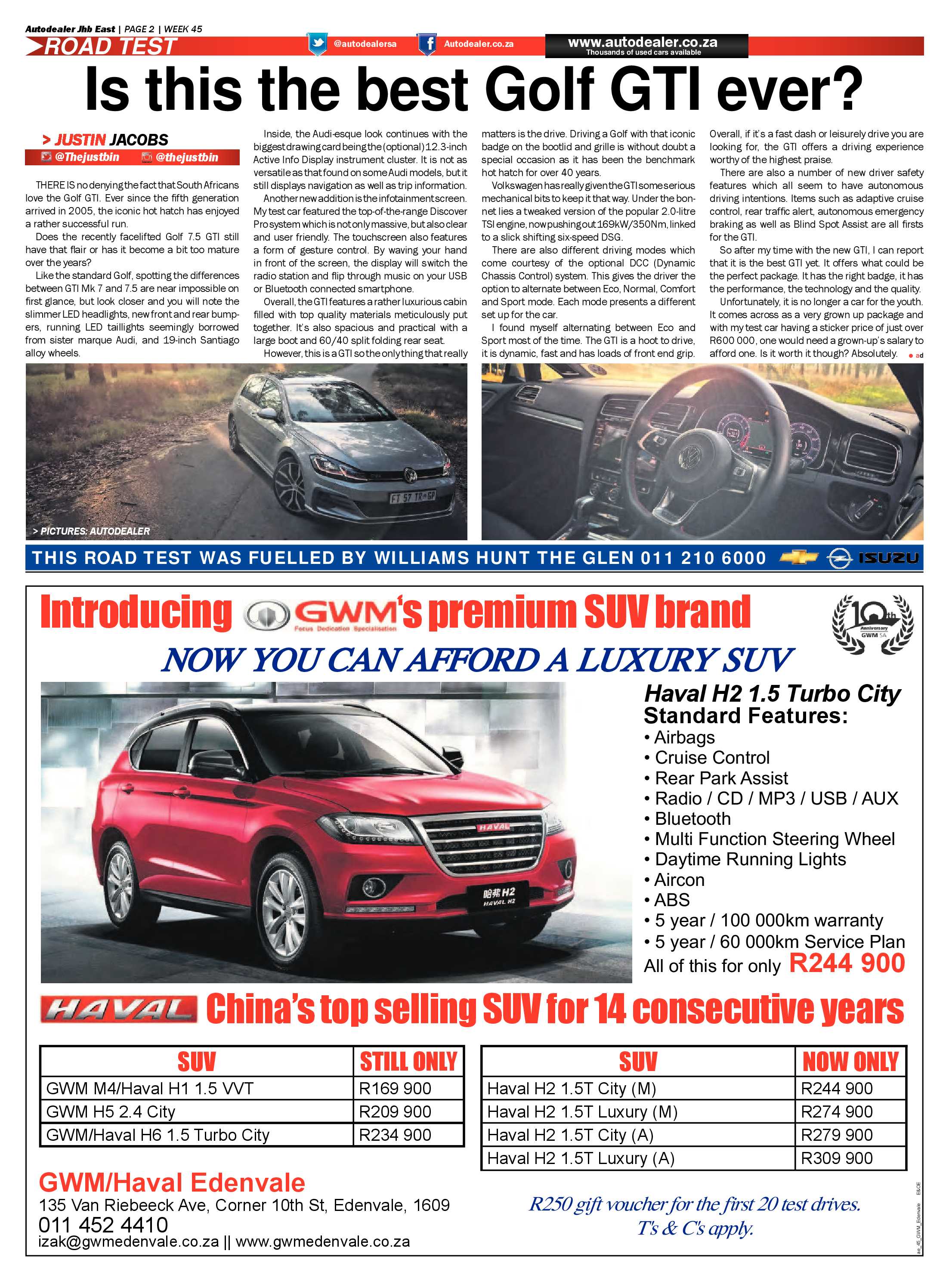 Boksburg Advertiser 07 November 2017 page 26
