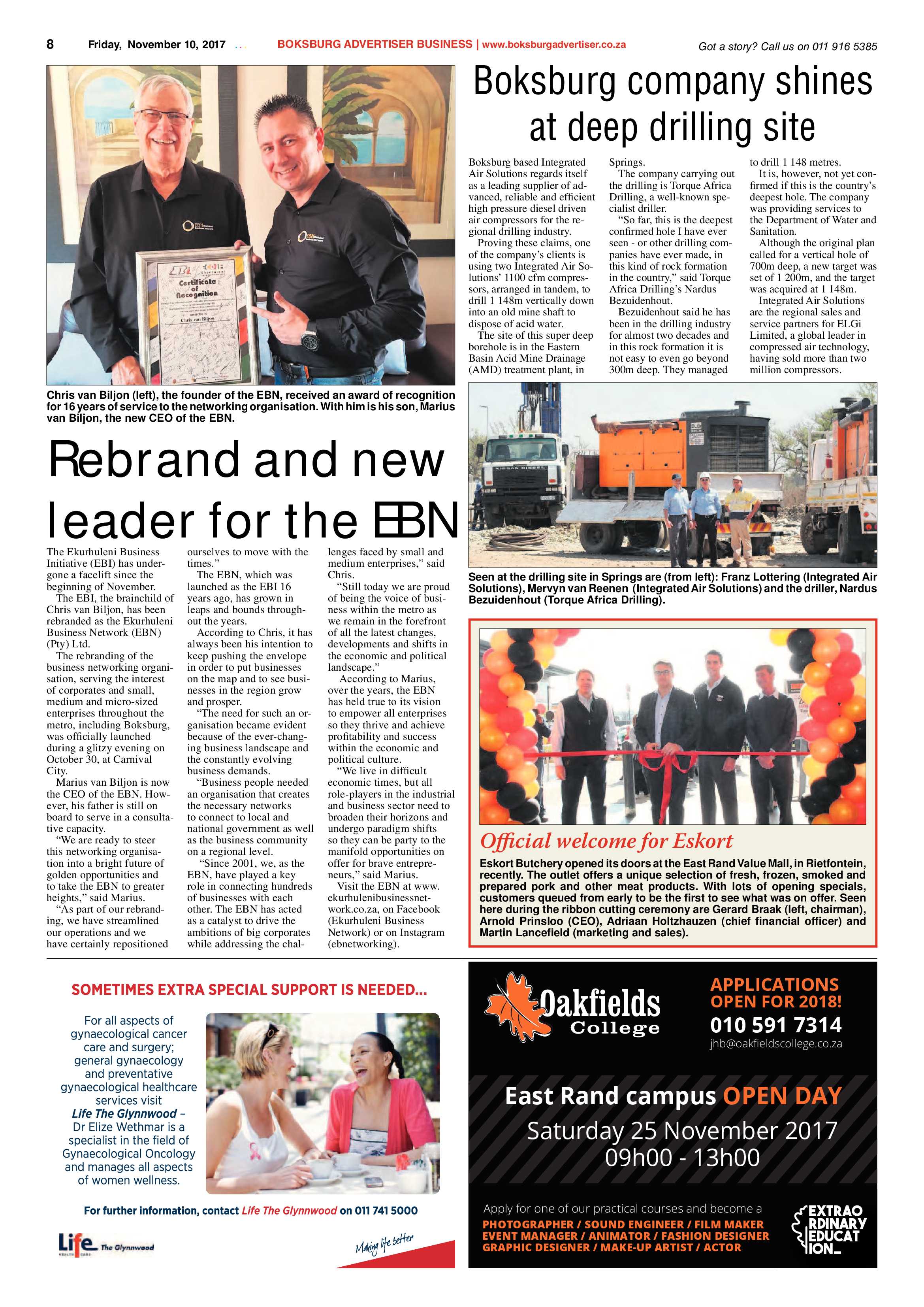 Boksburg Advertiser 07 November 2017 page 8