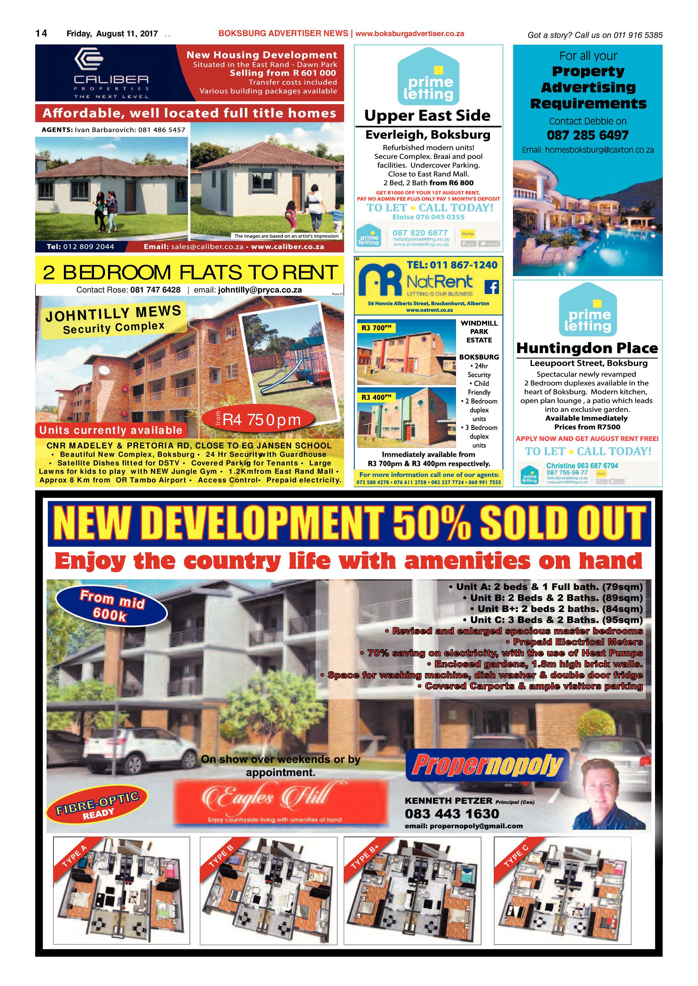Boksburg Advertiser 08 August 2017 page 14