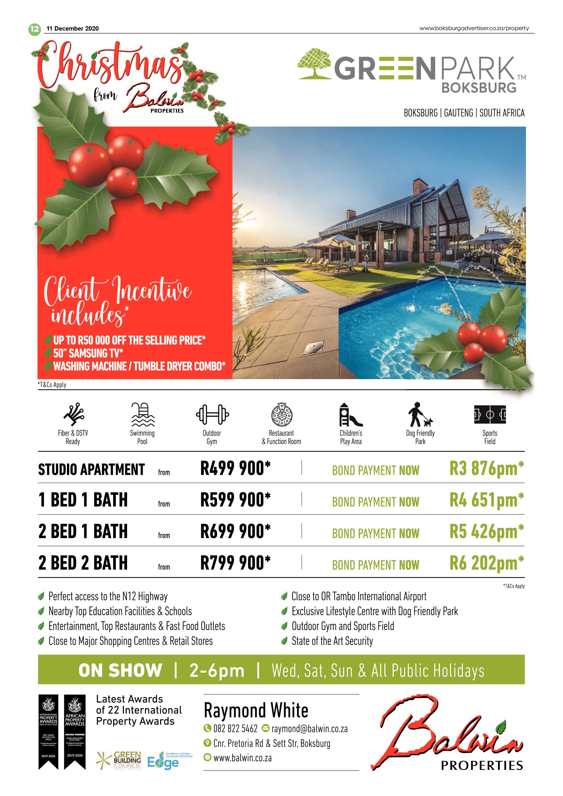 Boksburg Advertiser 08 December  2020 page 12