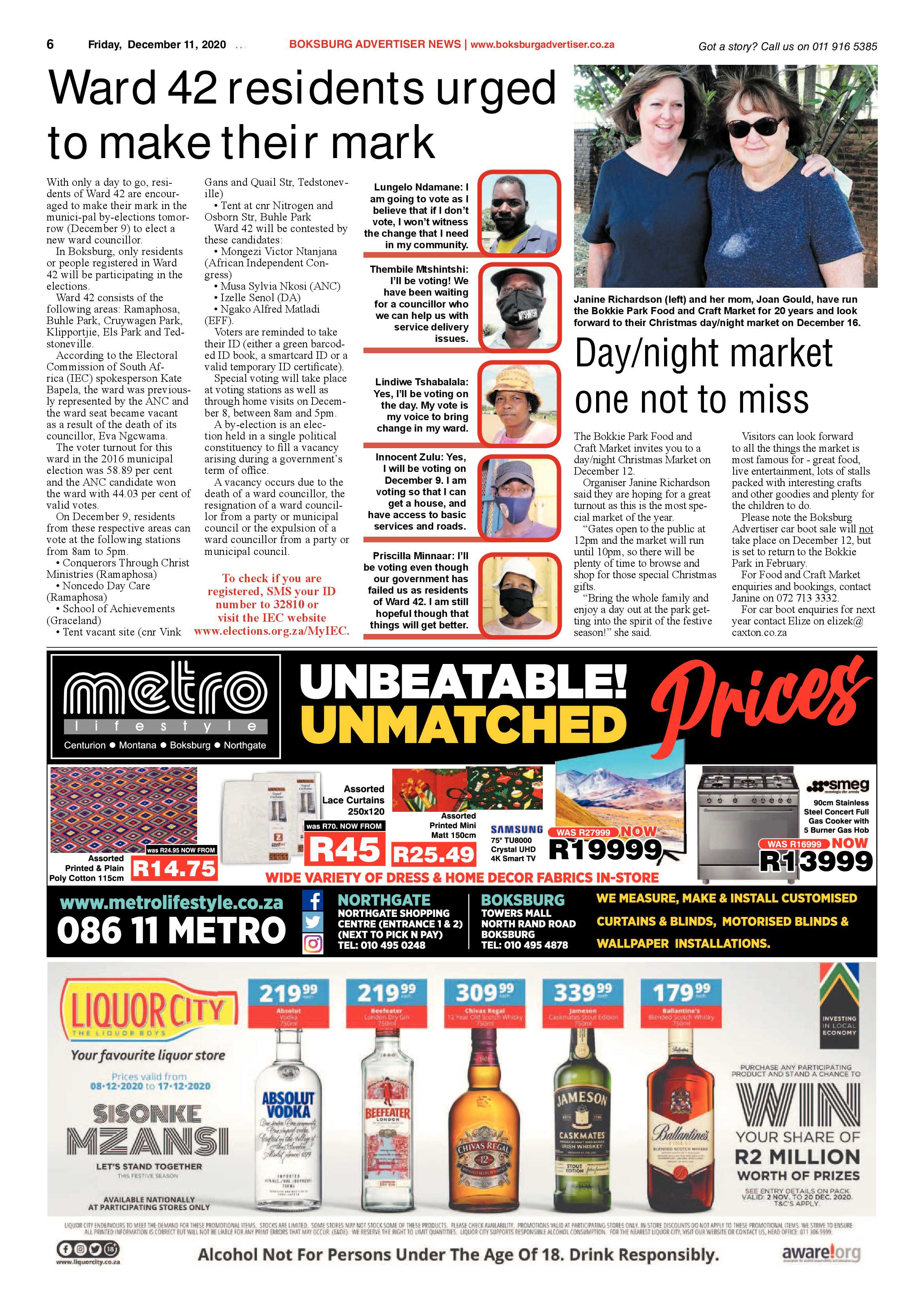 Boksburg Advertiser 08 December  2020 page 6