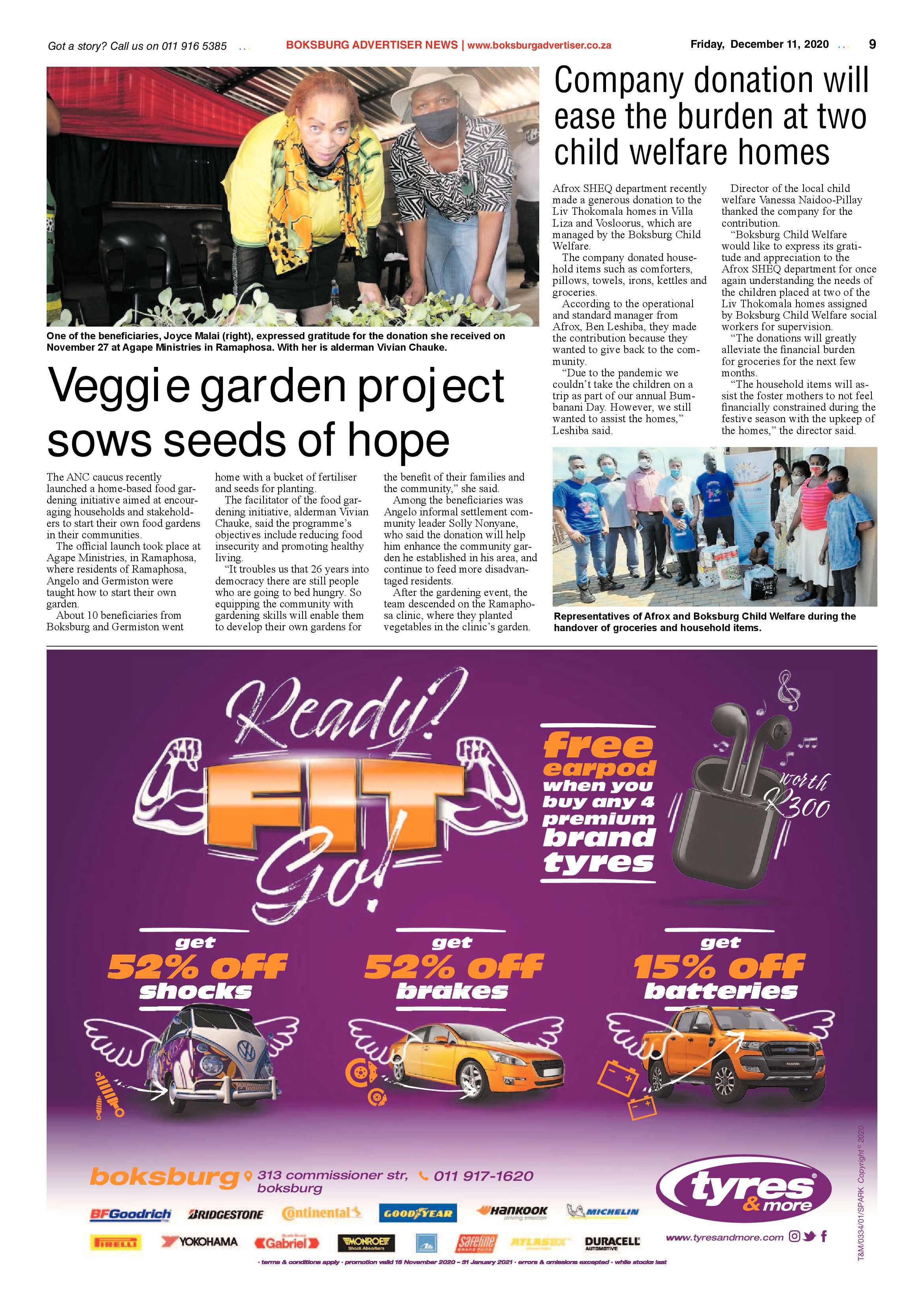 Boksburg Advertiser 08 December  2020 page 9