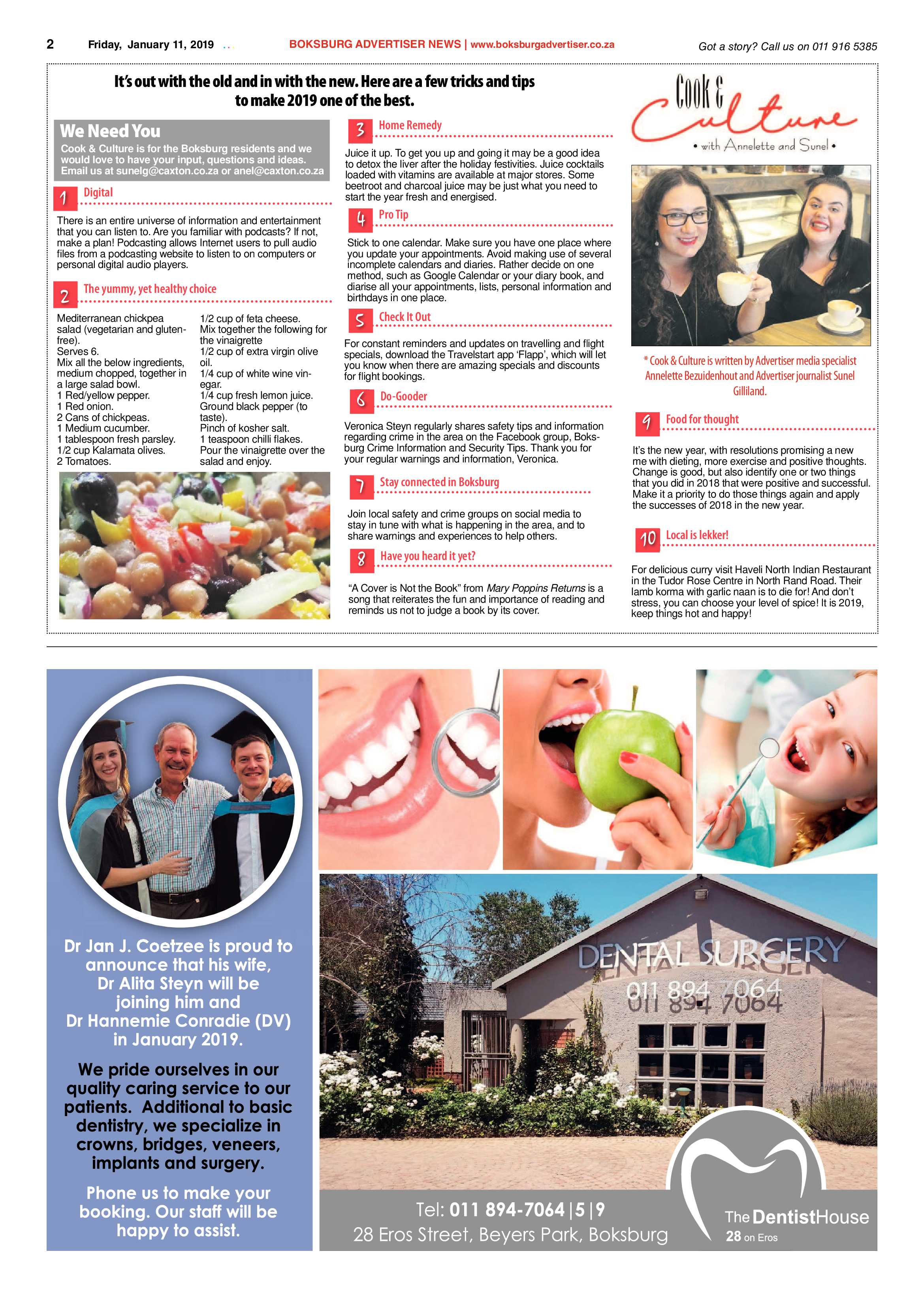 Boksburg Advertiser 08 January 2019 page 2