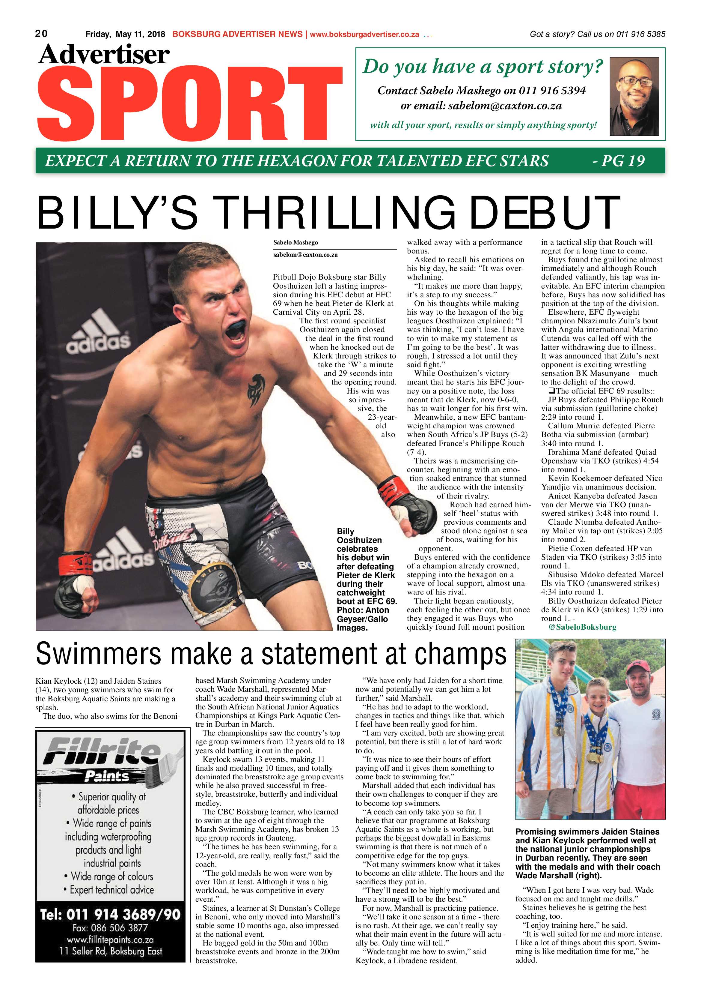 Boksburg Advertiser 08 May 2018 page 20