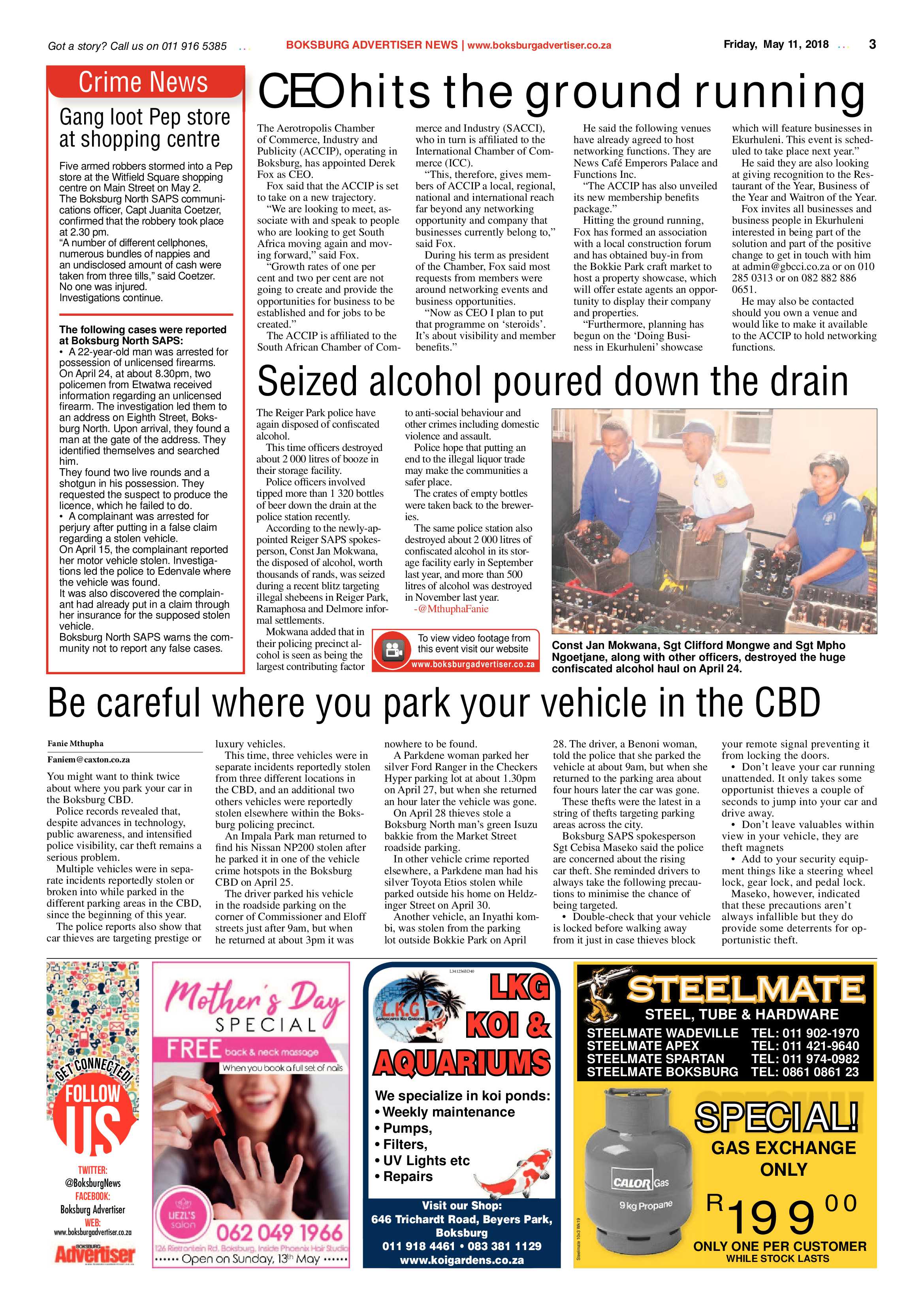 Boksburg Advertiser 08 May 2018 page 3