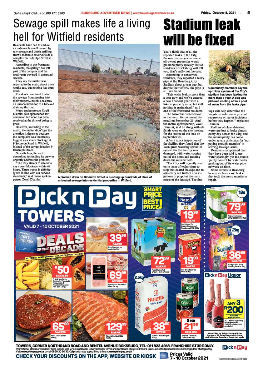 Boksburg Advertiser 08 October 2021 page 17