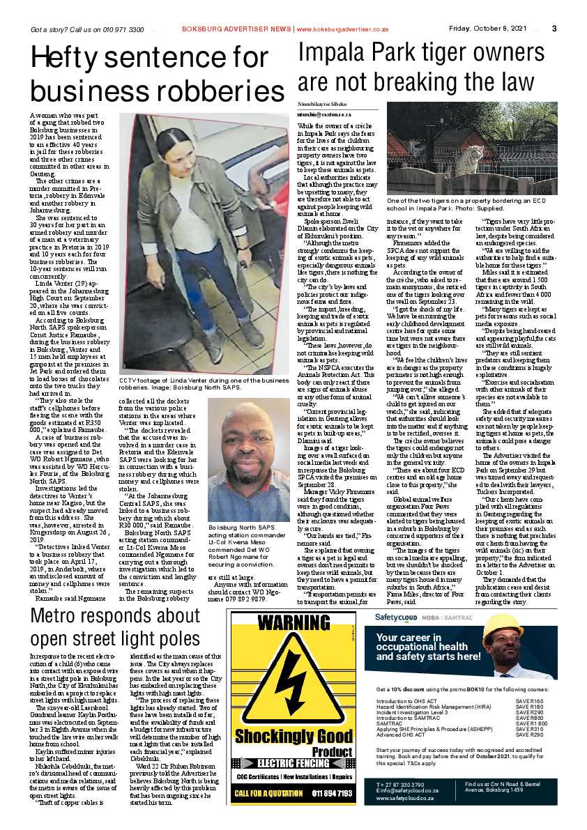 Boksburg Advertiser 08 October 2021 page 4