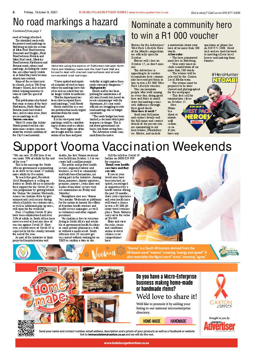 Boksburg Advertiser 08 October 2021 page 5