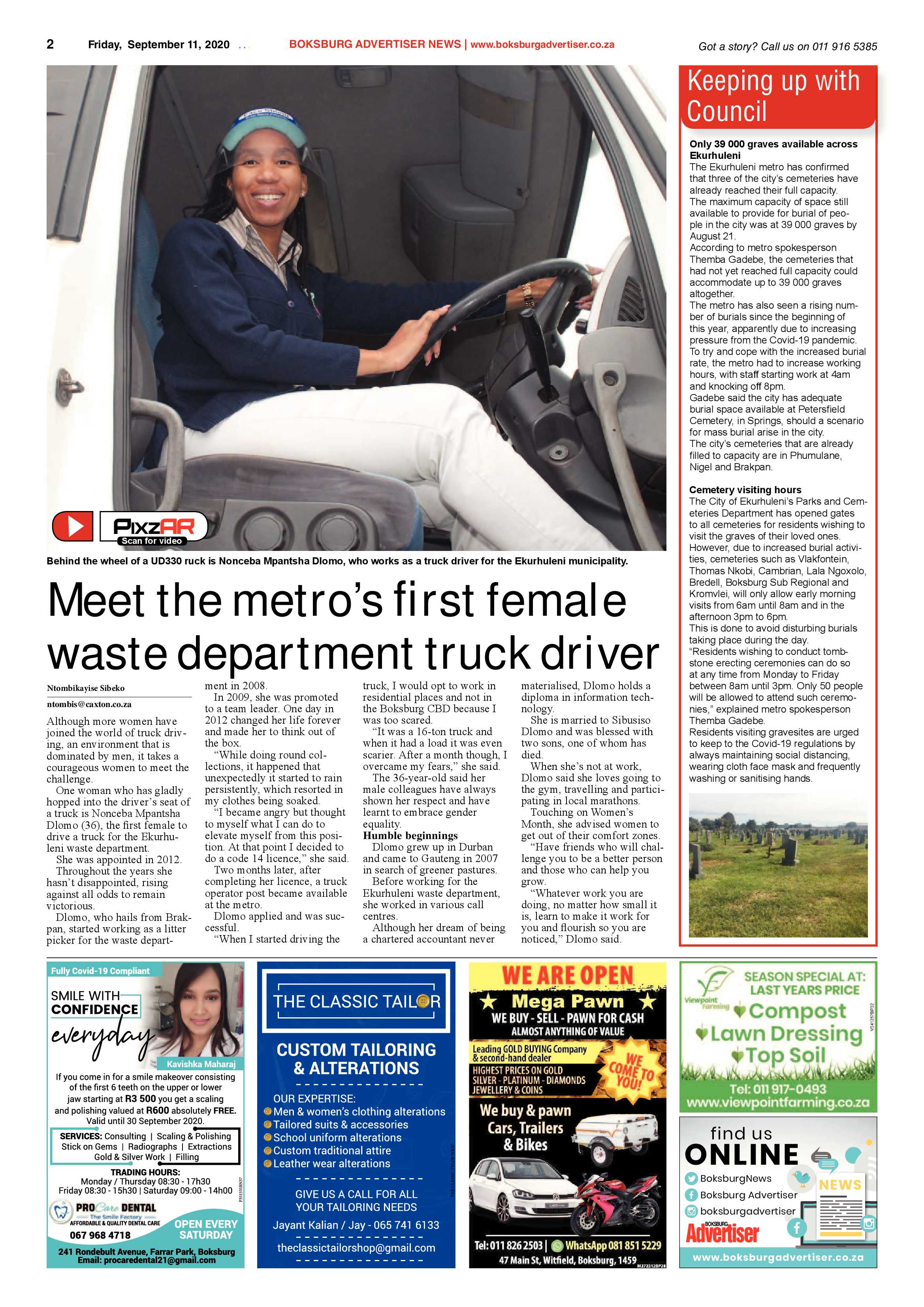 Boksburg Advertiser 08 September 2020 page 2