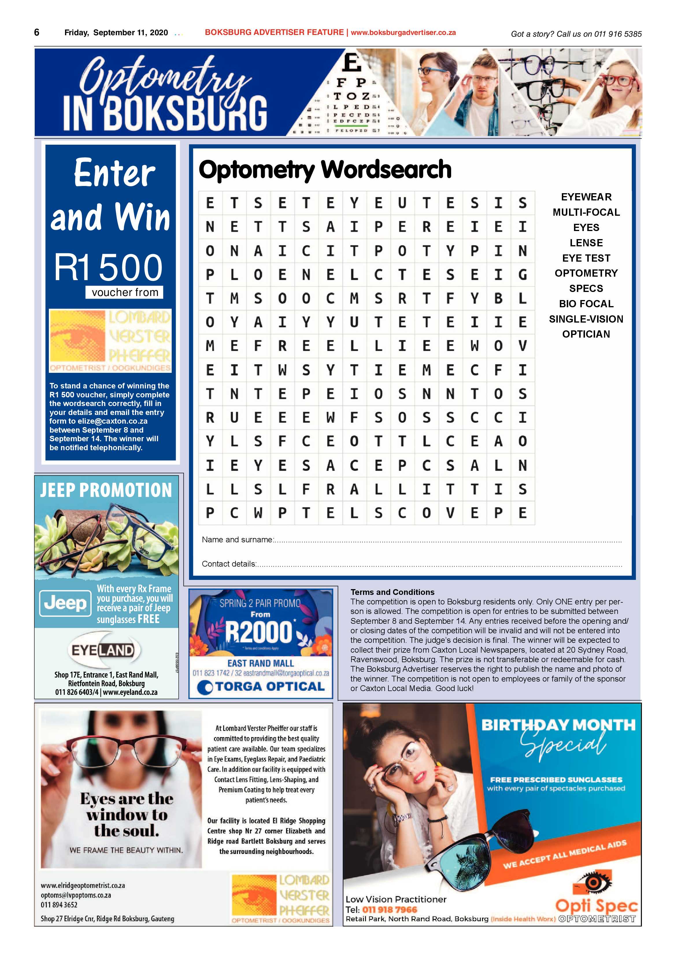 Boksburg Advertiser 08 September 2020 page 6