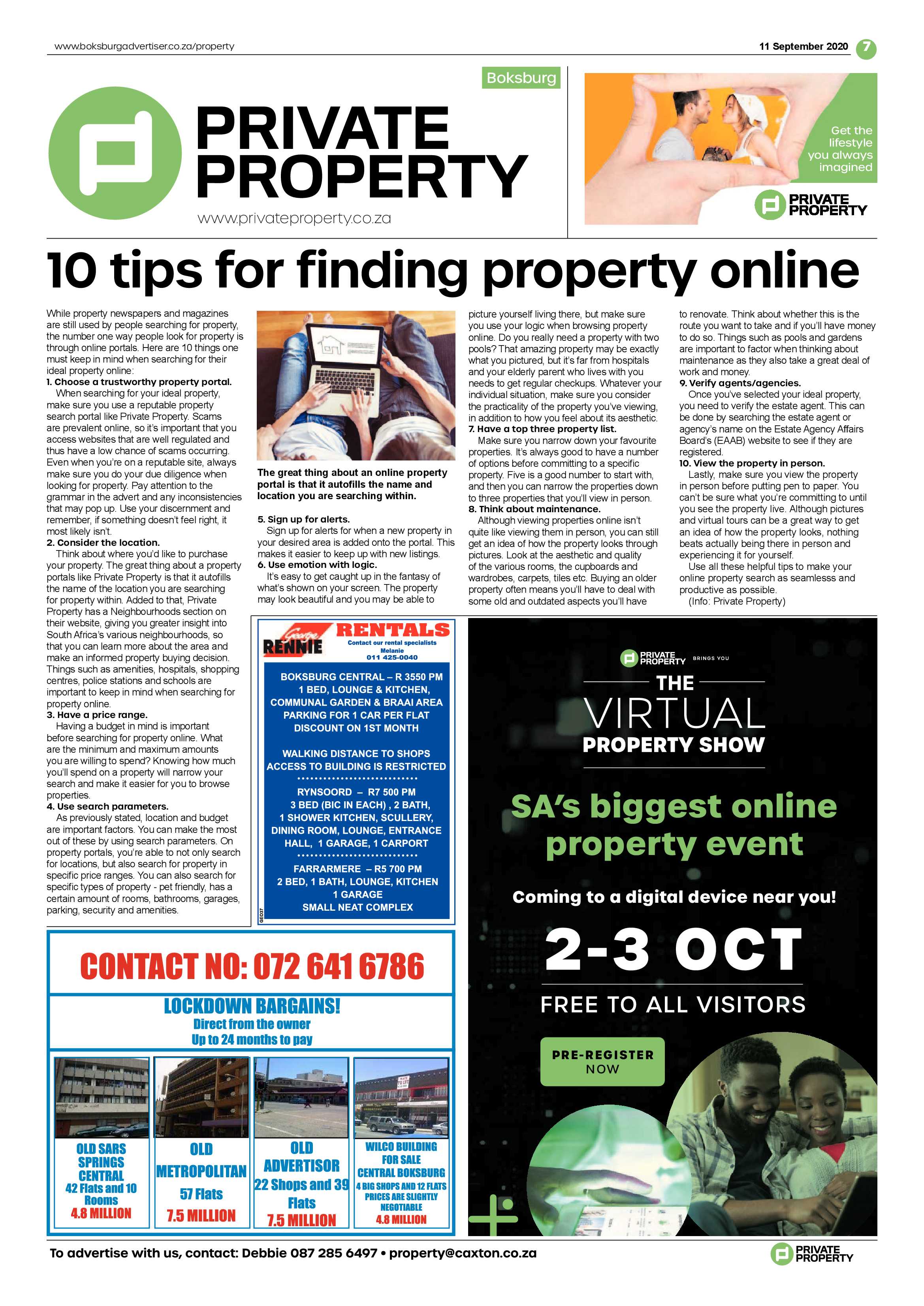 Boksburg Advertiser 08 September 2020 page 7