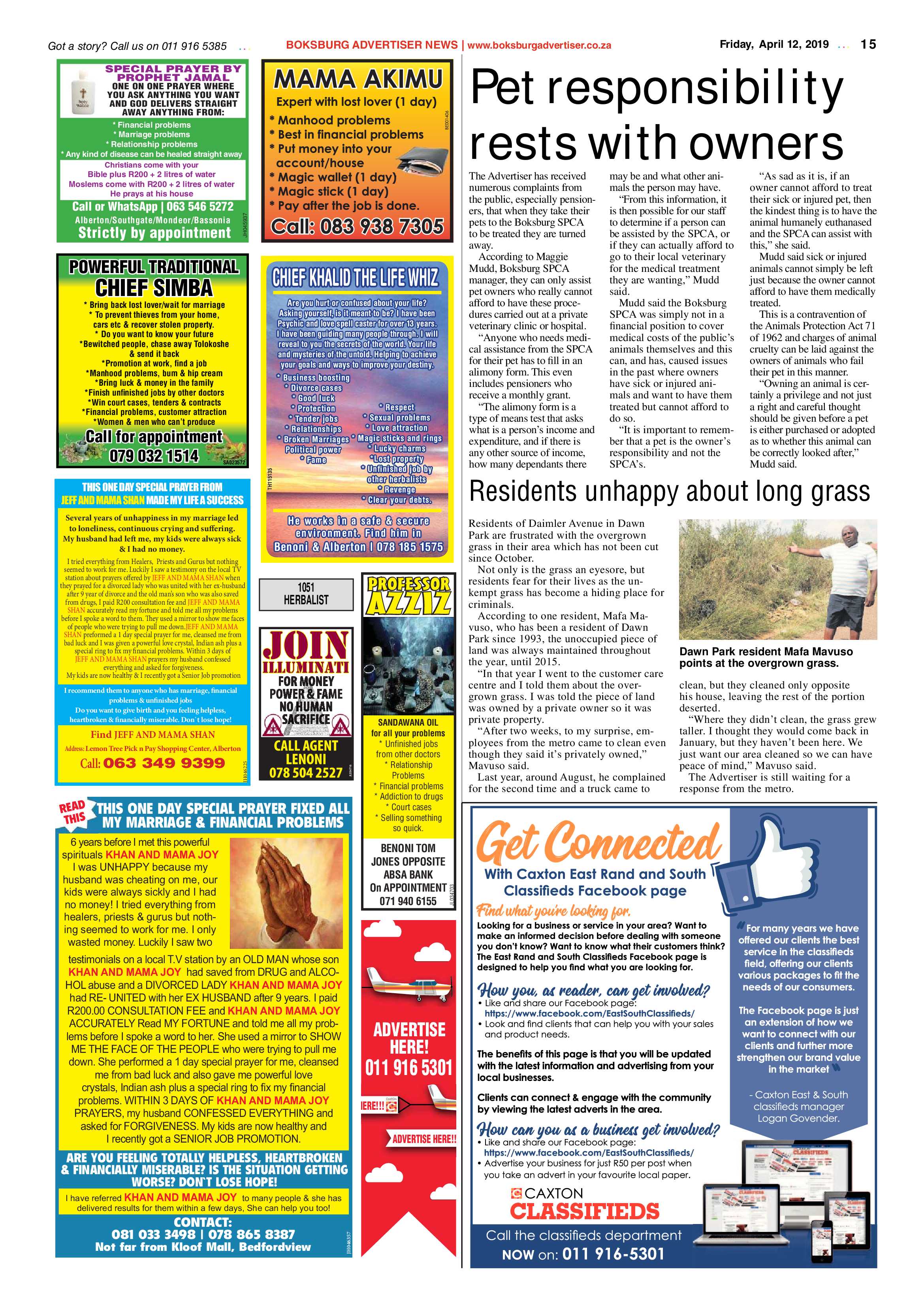 Boksburg Advertiser 09 April 2019 page 15