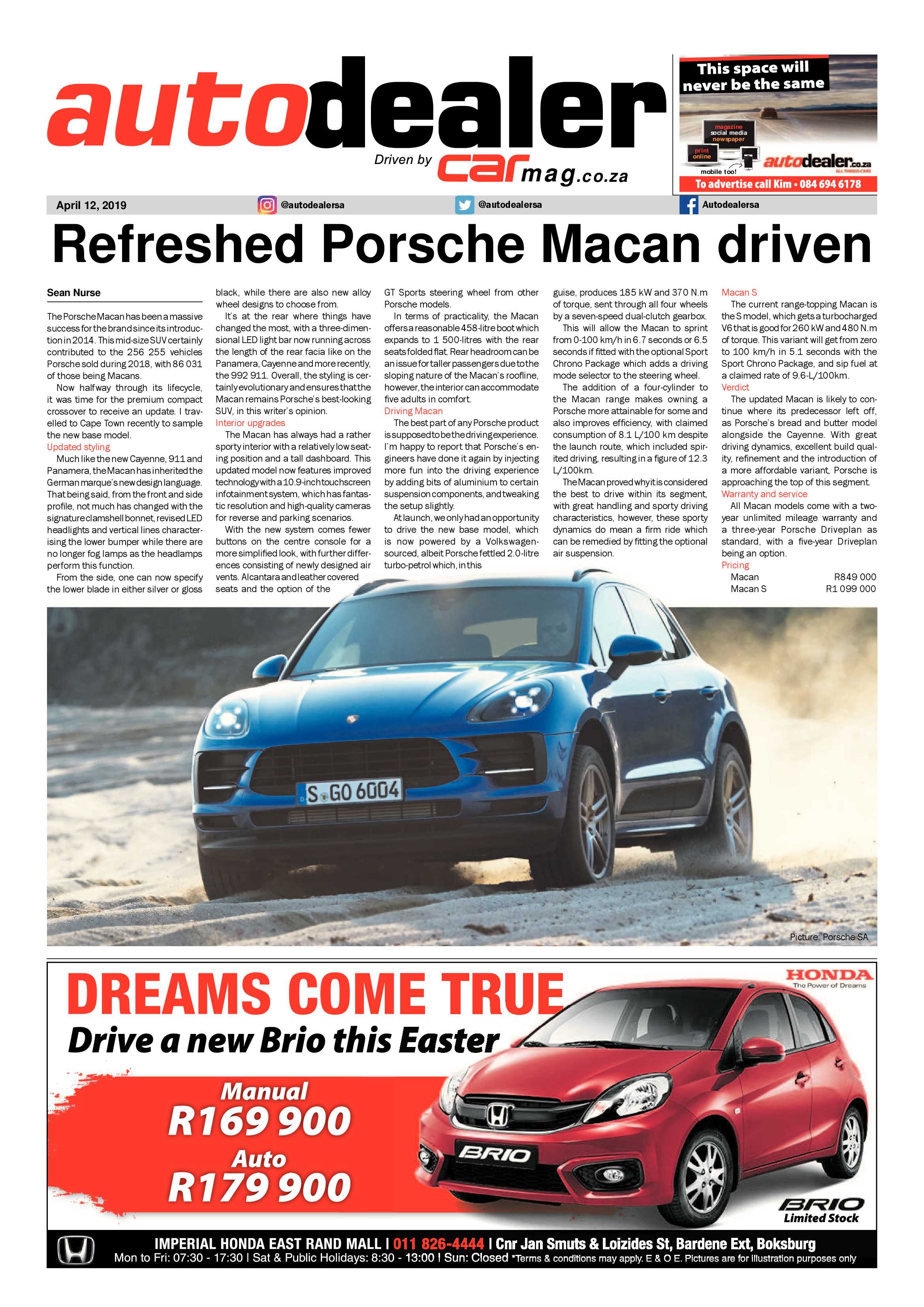 Boksburg Advertiser 09 April 2019 page 16