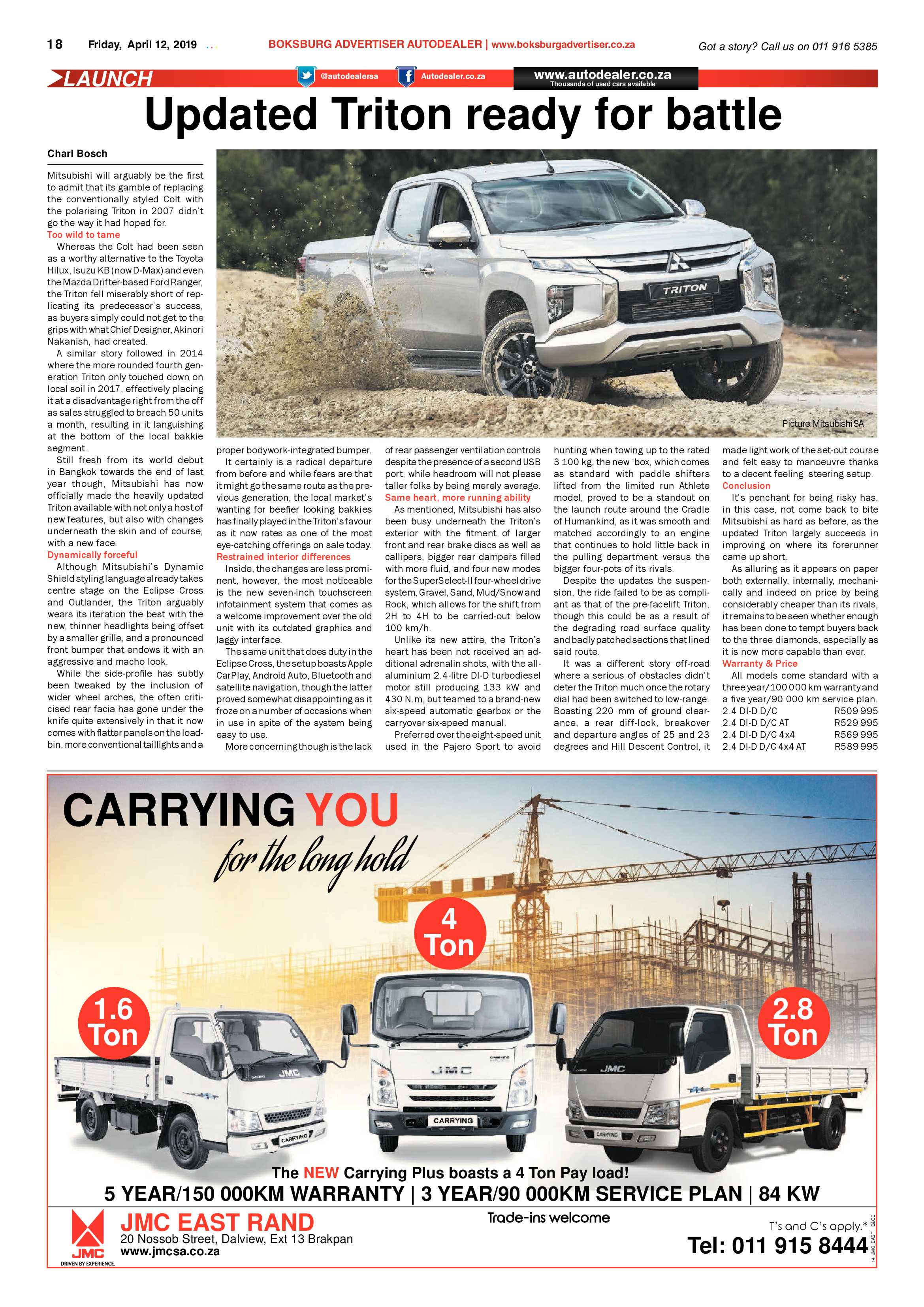 Boksburg Advertiser 09 April 2019 page 18
