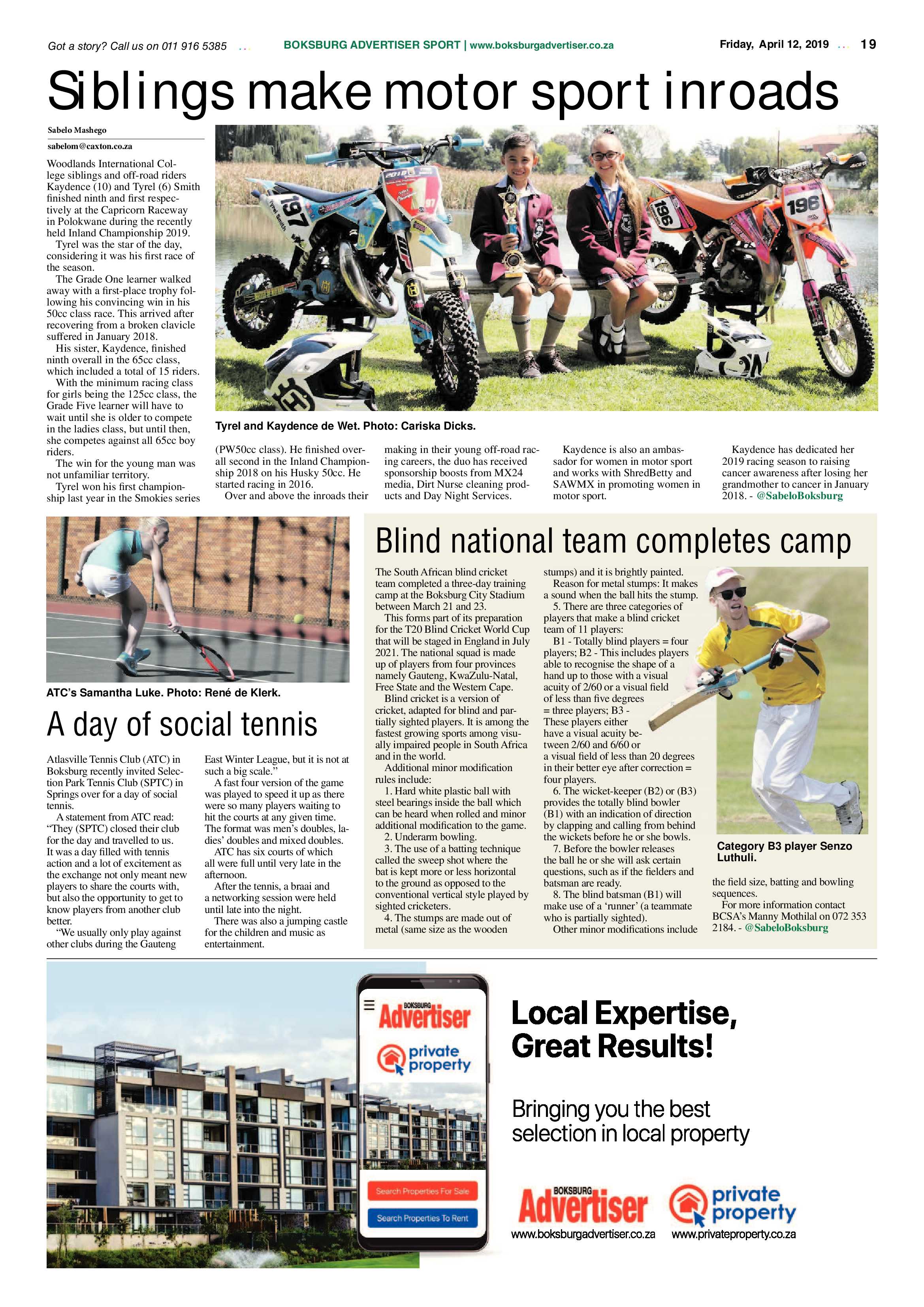 Boksburg Advertiser 09 April 2019 page 19