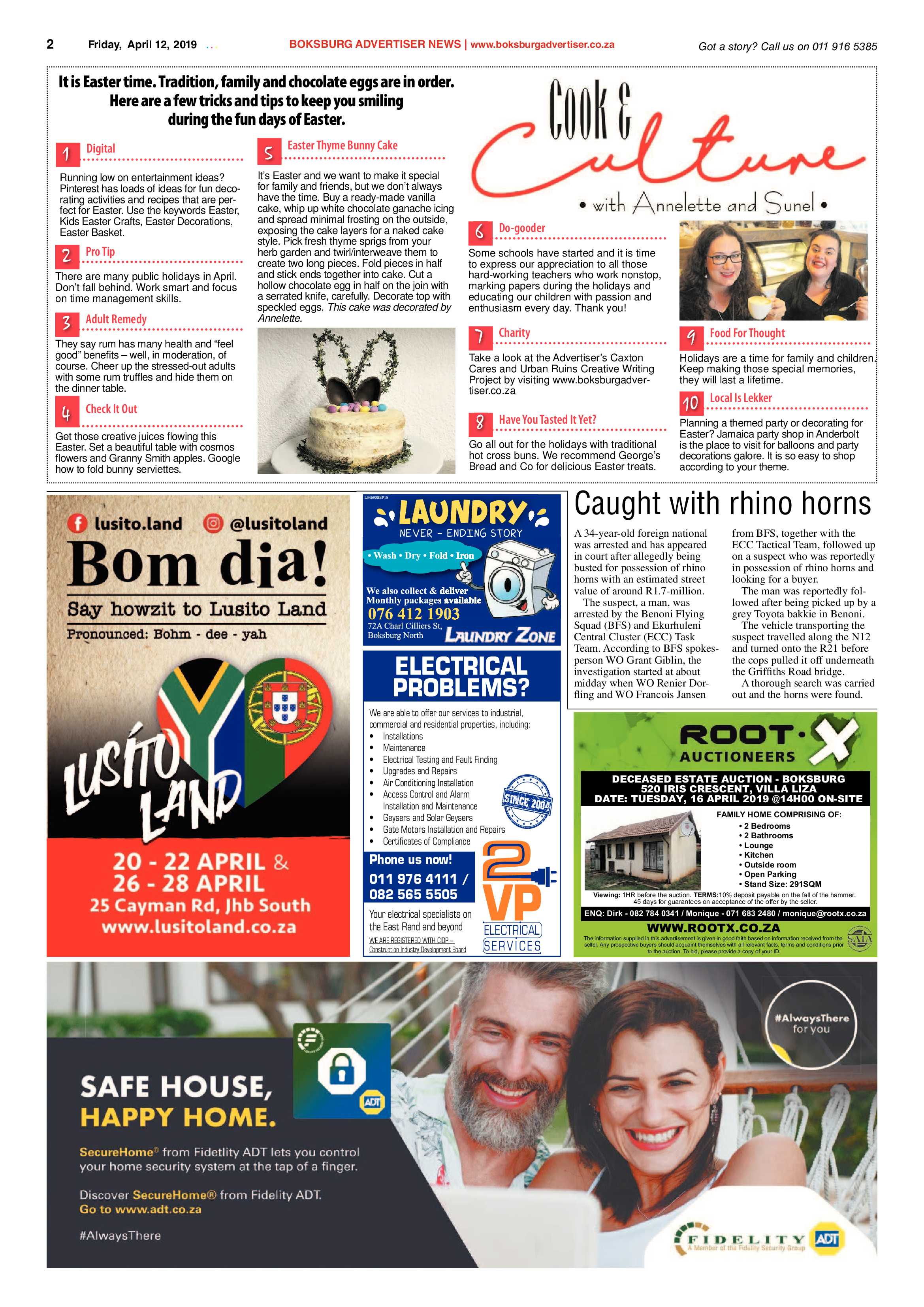 Boksburg Advertiser 09 April 2019 page 2