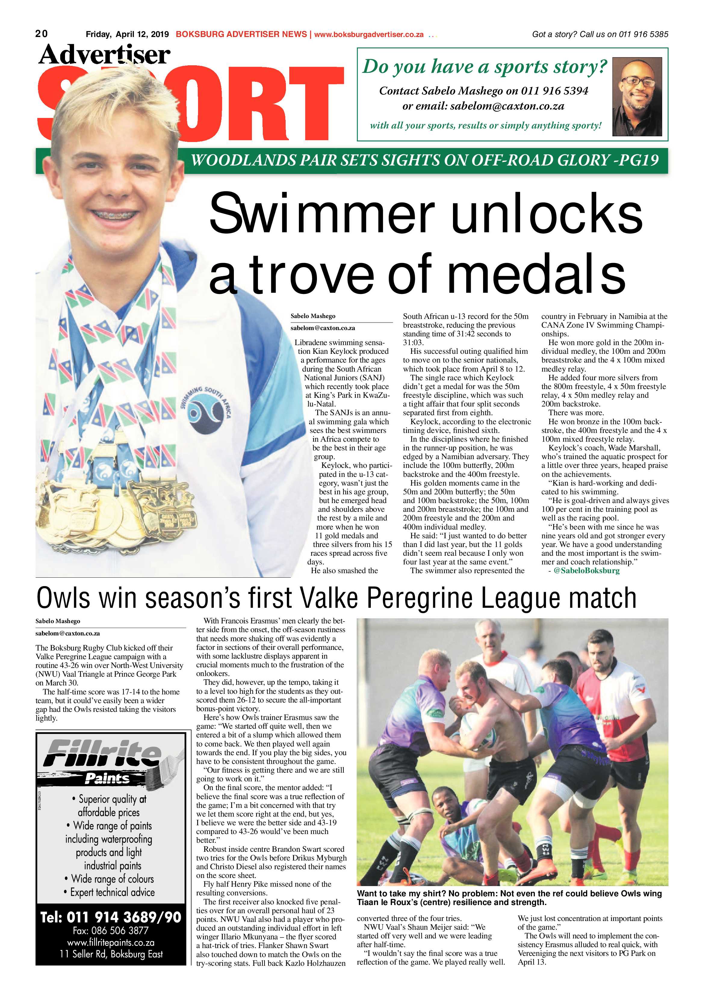 Boksburg Advertiser 09 April 2019 page 20