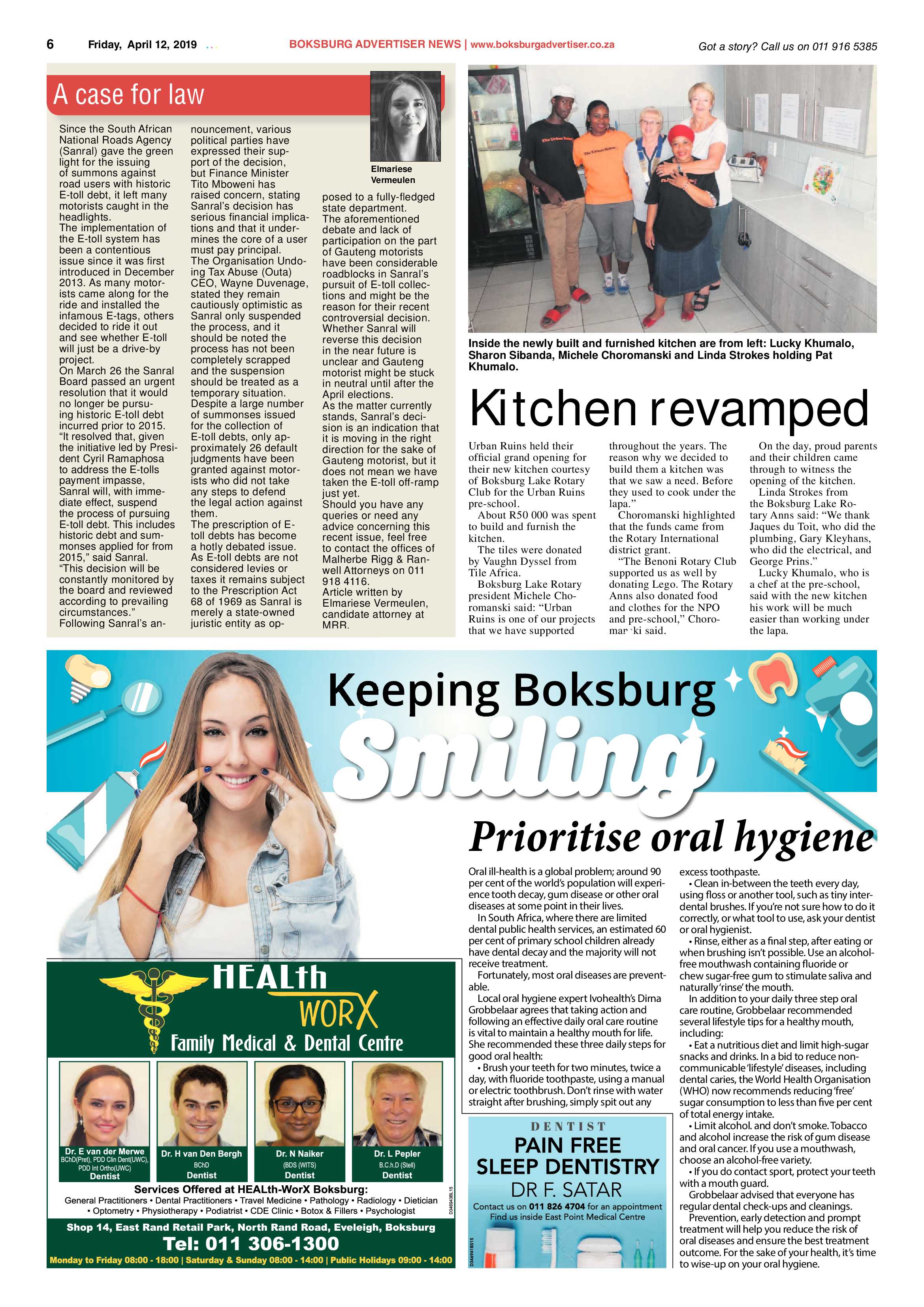 Boksburg Advertiser 09 April 2019 page 6