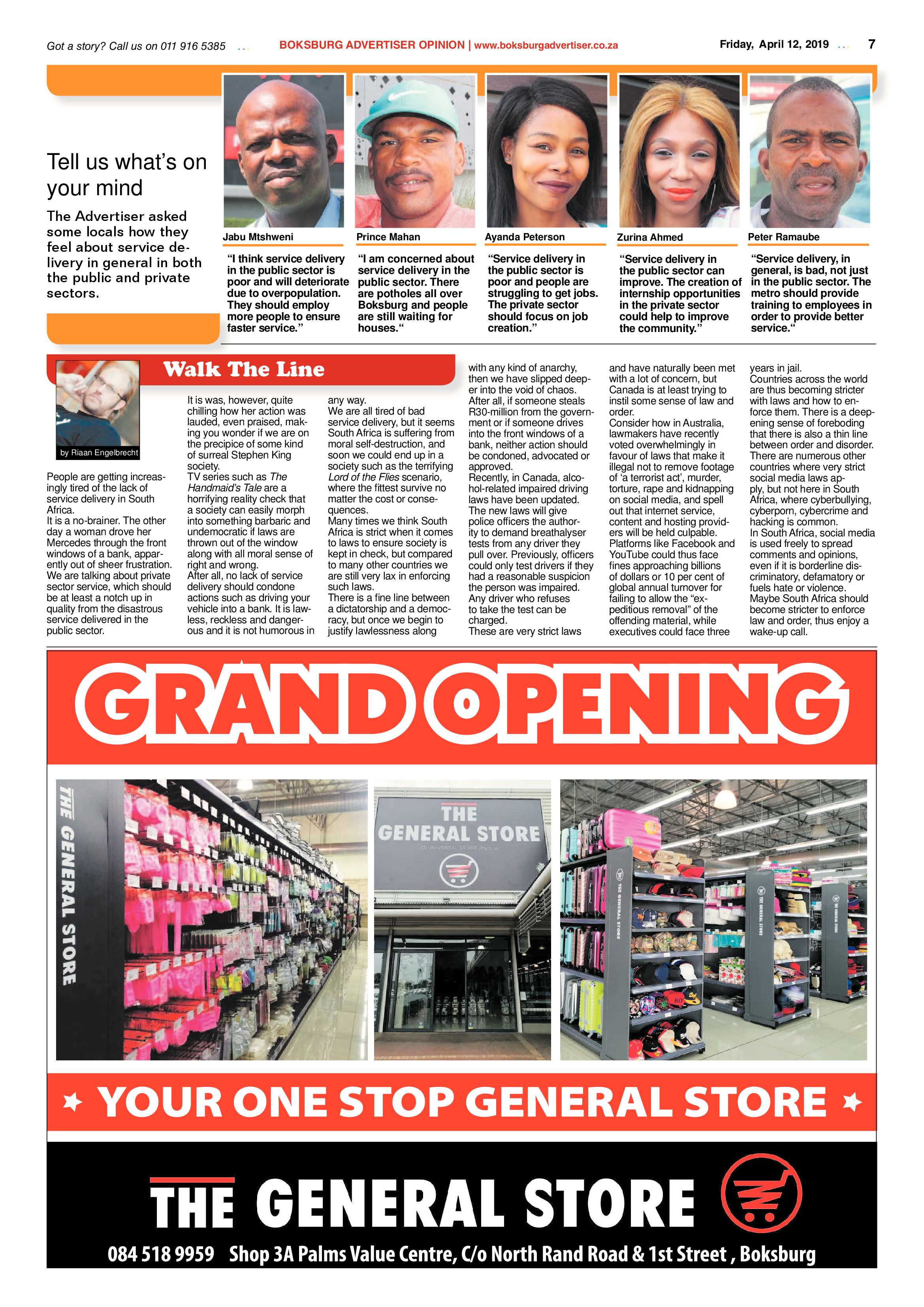 Boksburg Advertiser 09 April 2019 page 7