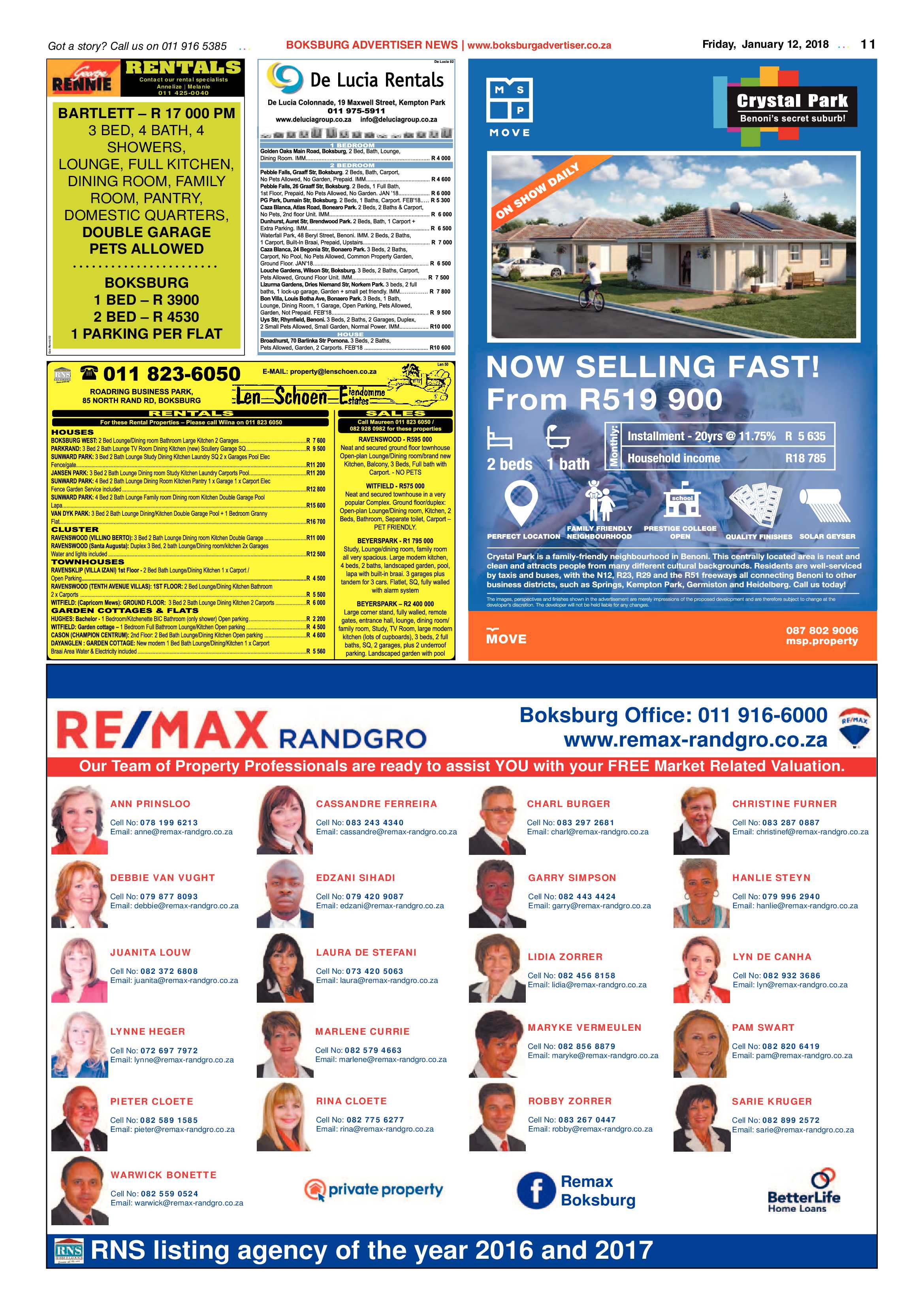 Boksburg Advertiser 09 January 2017 page 11